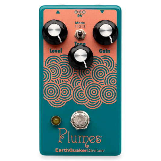 EarthQuaker Devices Plumes - Cámara de enfoque pequeña con trituradora de señal exclusiva