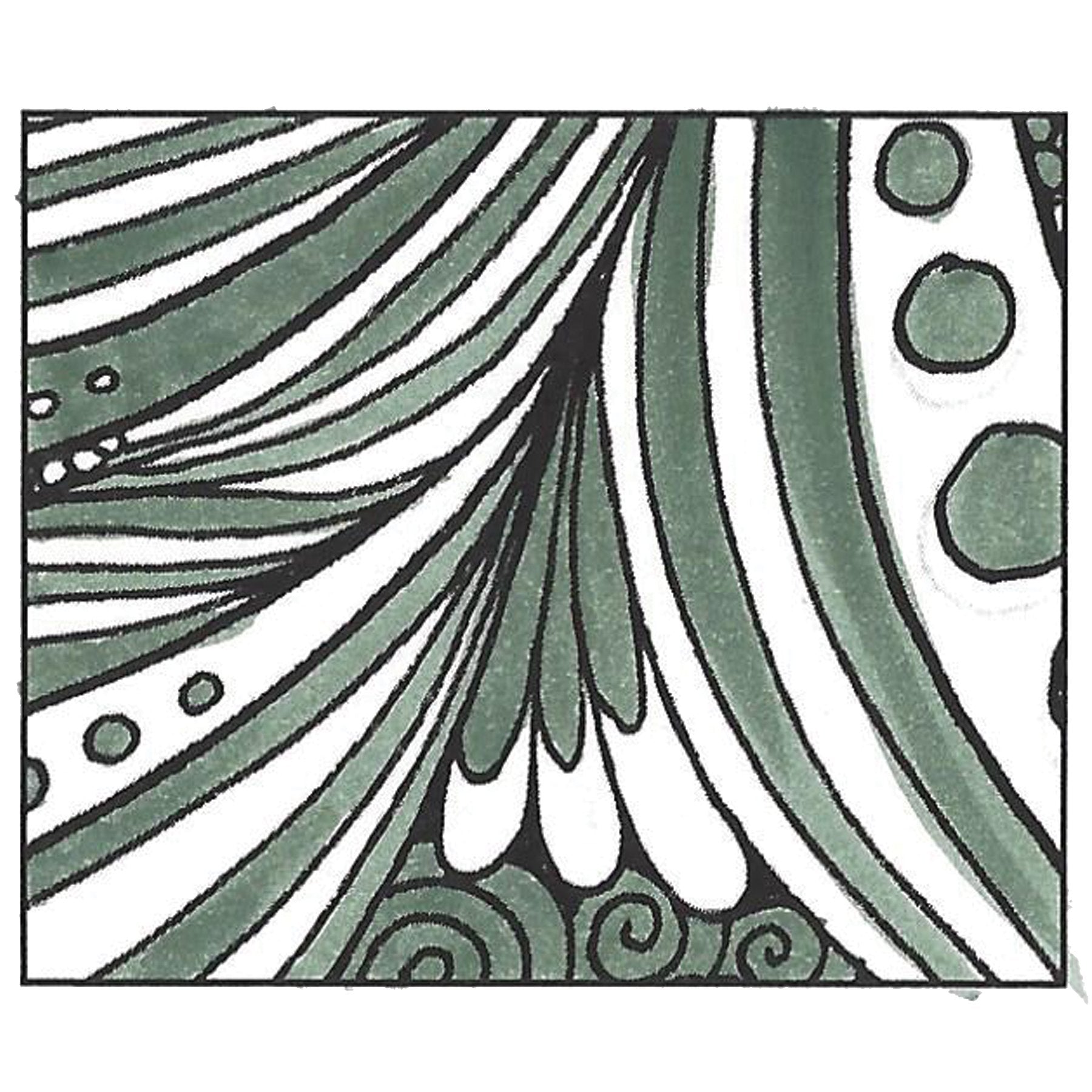 Marcador Doble Tombow Gris Verde con Punta de Brocha