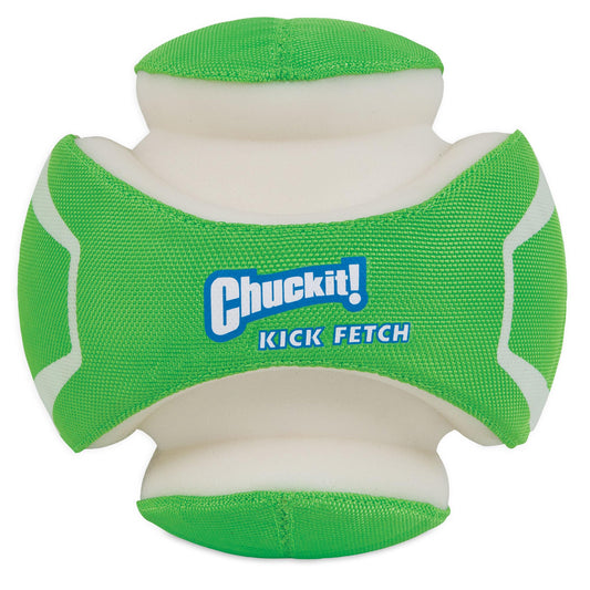 Chuckit! Kick Fetch Pelota de Juguete para Perros, MAX Glow, Large