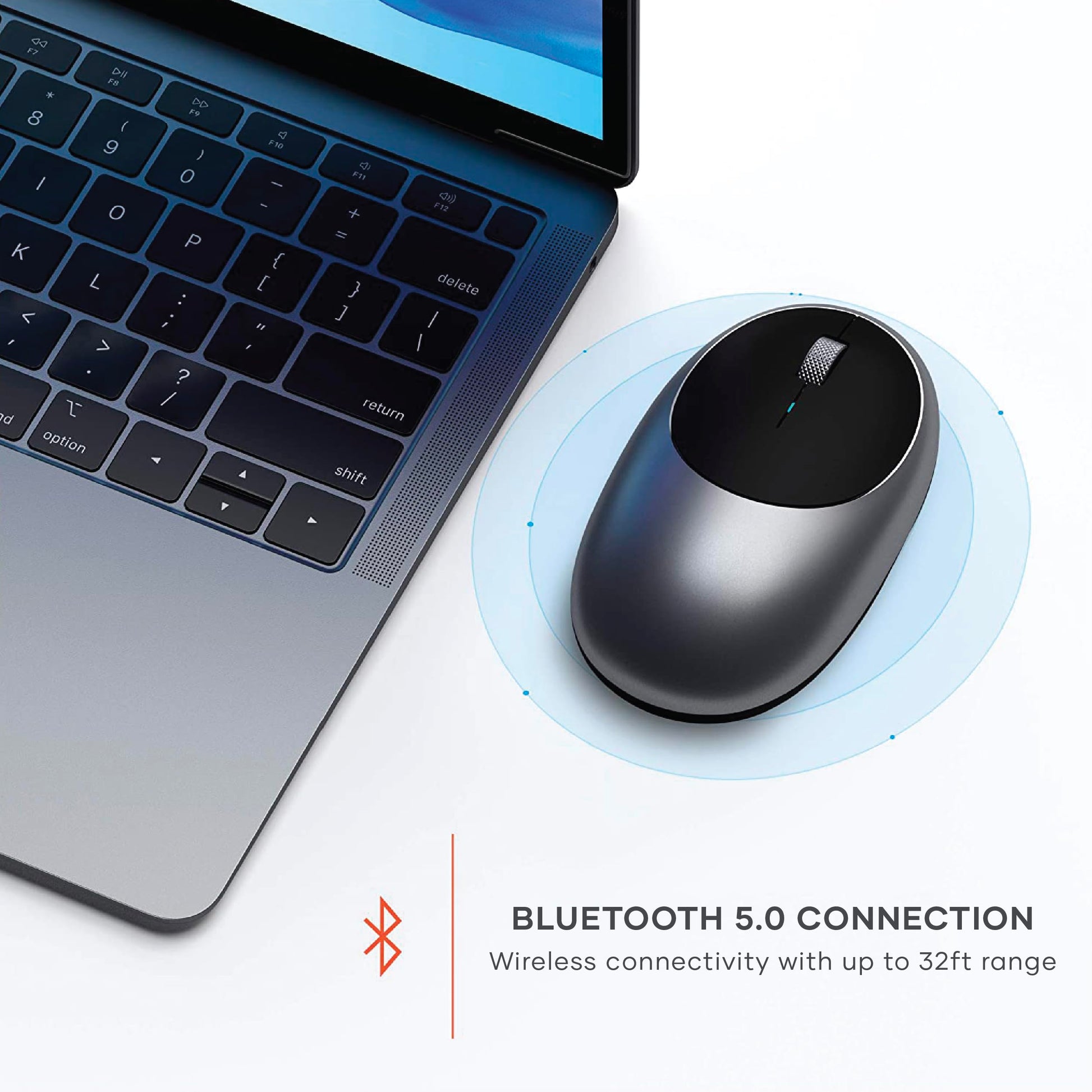 Ratón Bluetooth Satechi M1 Gris Espacial Recargable USB-C Compacto y Portátil Compatible con Mac/Windows