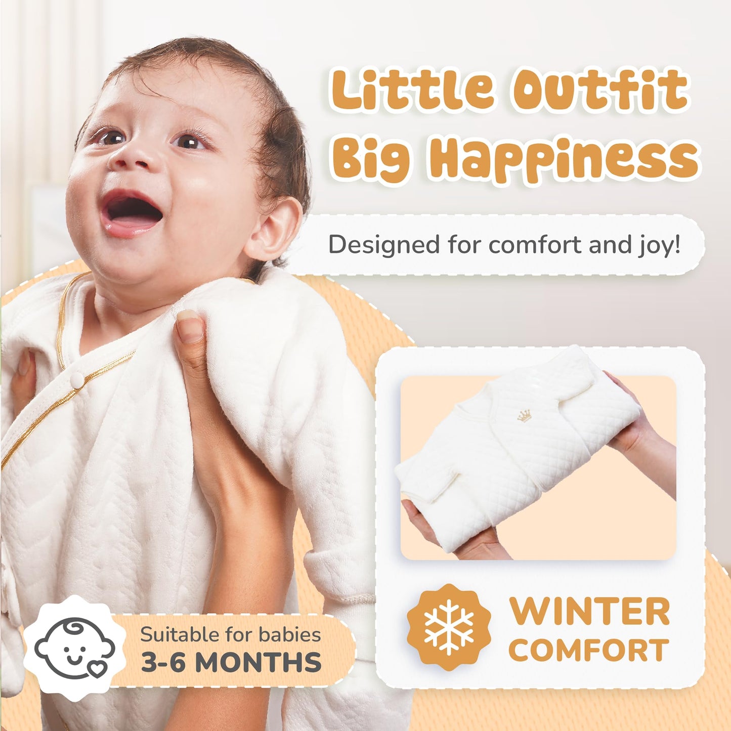 Juego de 20 piezas de conejo de algodón orgánico de invierno para bebé, cesta de lujo para baby shower, artículos esenciales para recién nacidos, unisex, 0-6 meses