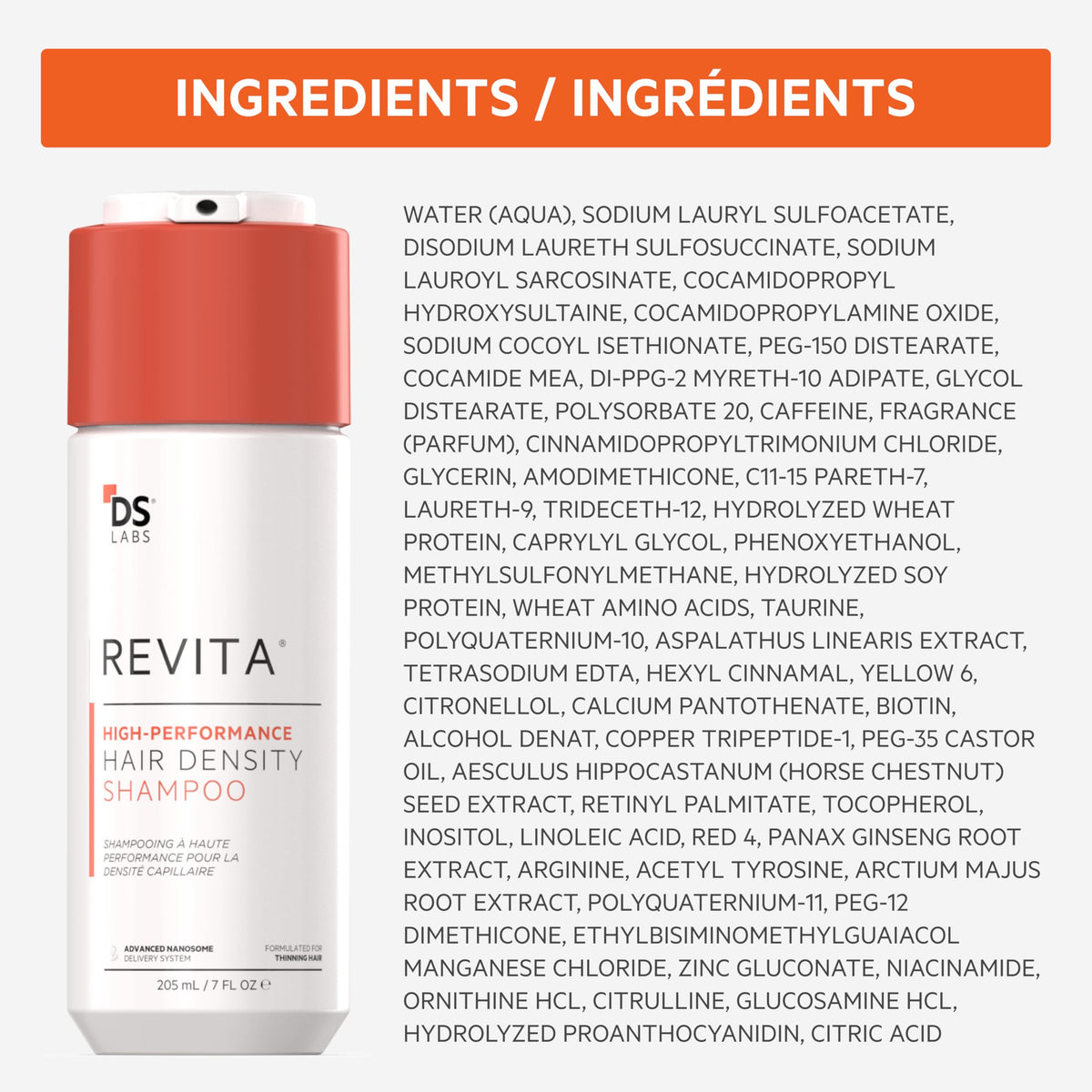 Ds Laboratories | Revita® Shampoo para la Densidad Capilar.