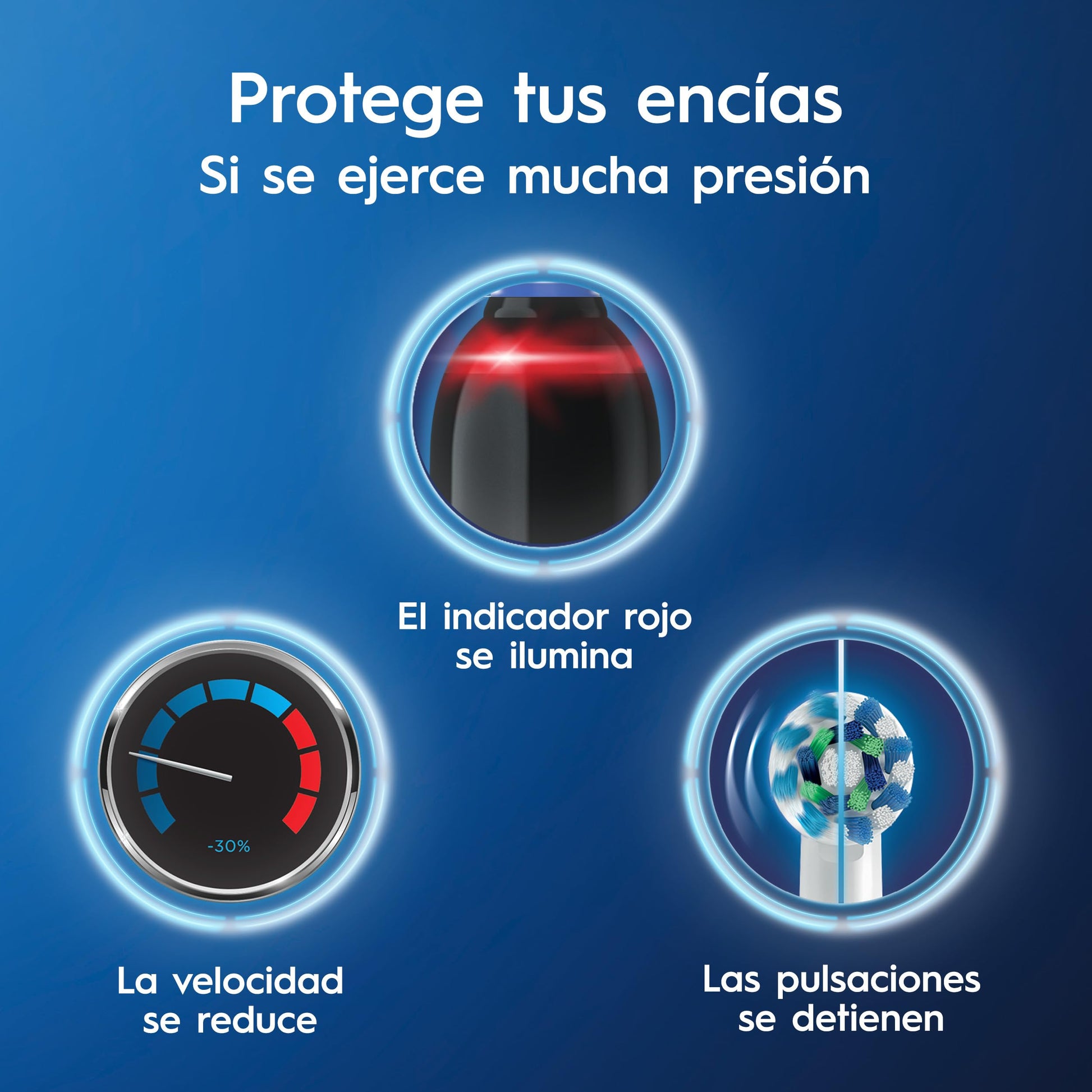 Oral B PRO Series 3: Cepillo de Dientes eléctrico + 4 Repuestos Precision Clean
