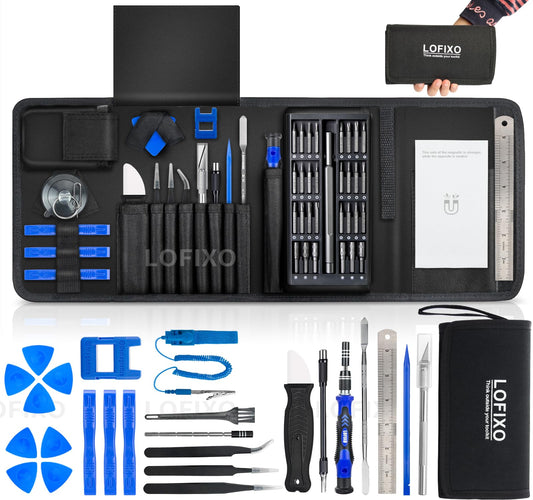Kit de Desarmadores 92IN1 para Reparación y Limpieza de iPhone en Multidispositivos