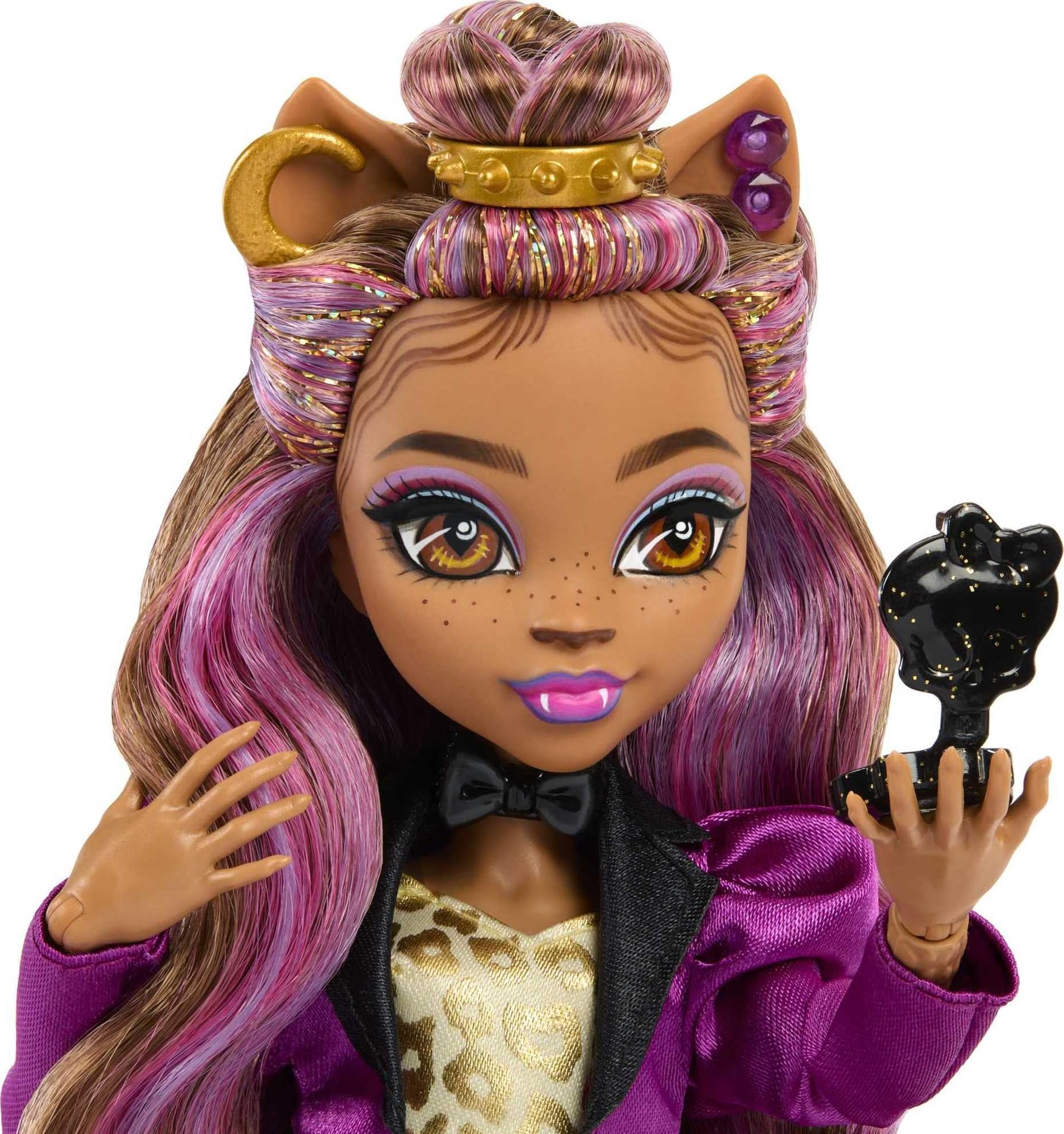 Muñeca Monster High Clawdeen Baile Monstruoso con Accesorios temáticos para niñas