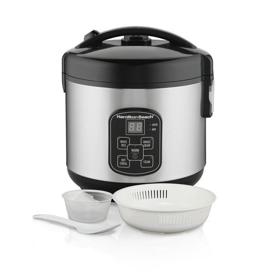 Hamilton Beach - Olla para cereales, Acero inoxidable, 8 tazas, 1