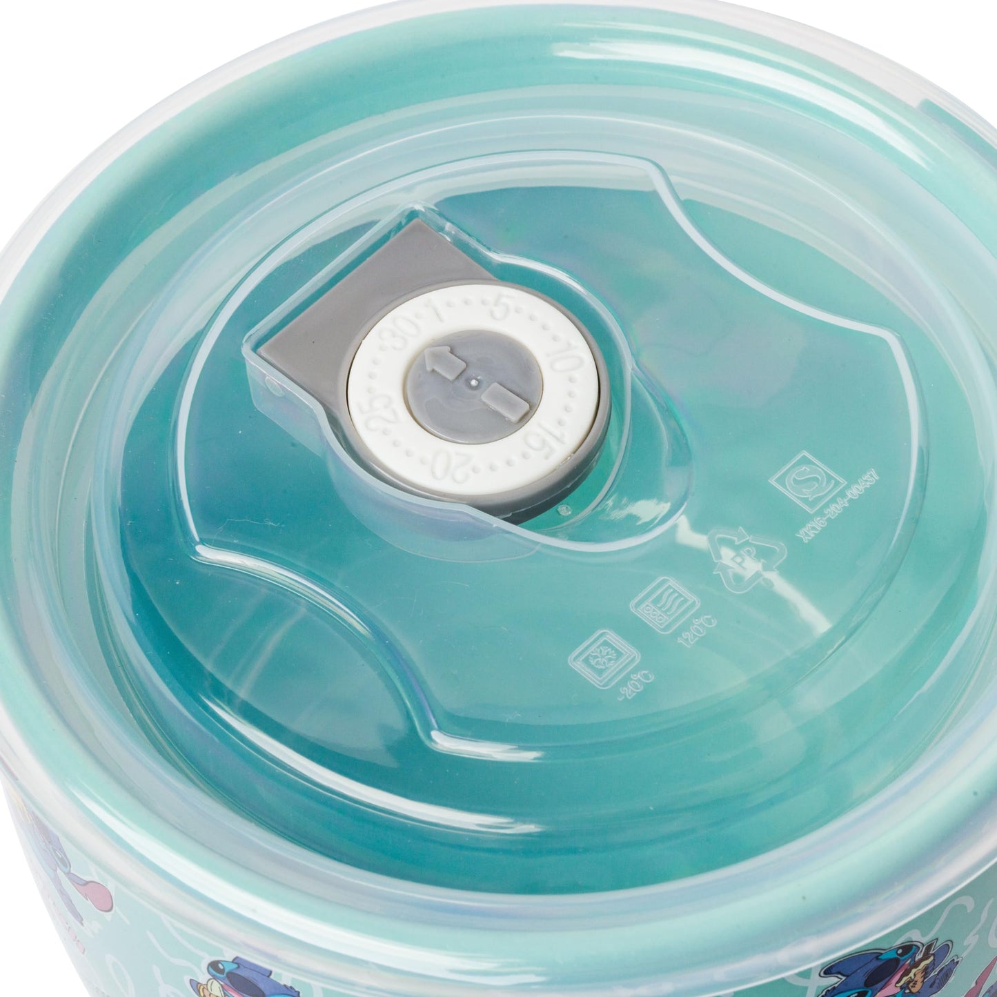Taza de Cerámica Silver Buffalo Lilo and Stitch Pastel con Tapa Plástica Ventilada