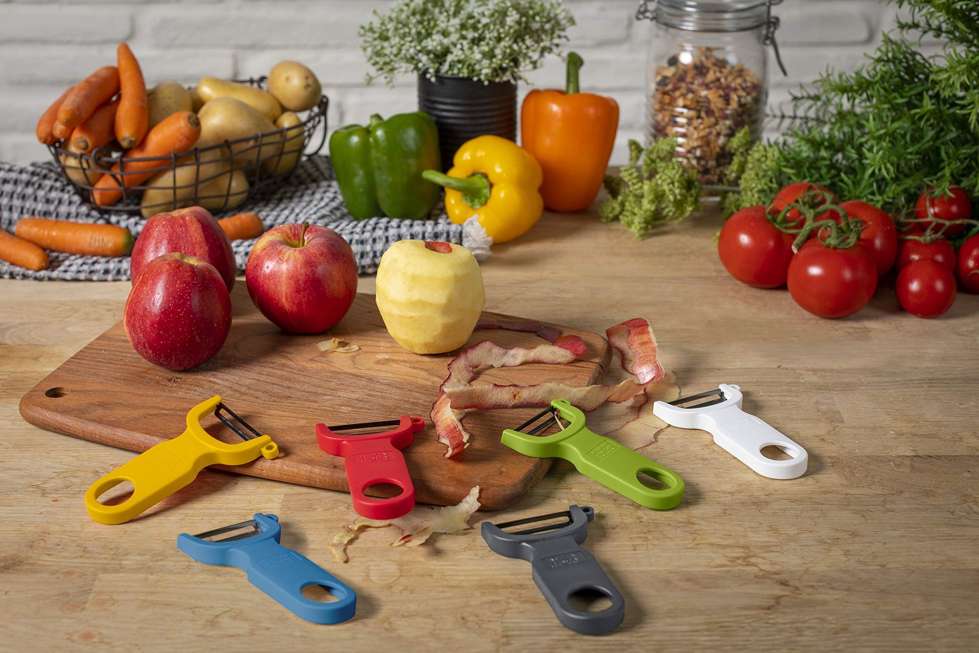 Kuhn Rikon 27820 Original Swiss Peeler Set, Translucent