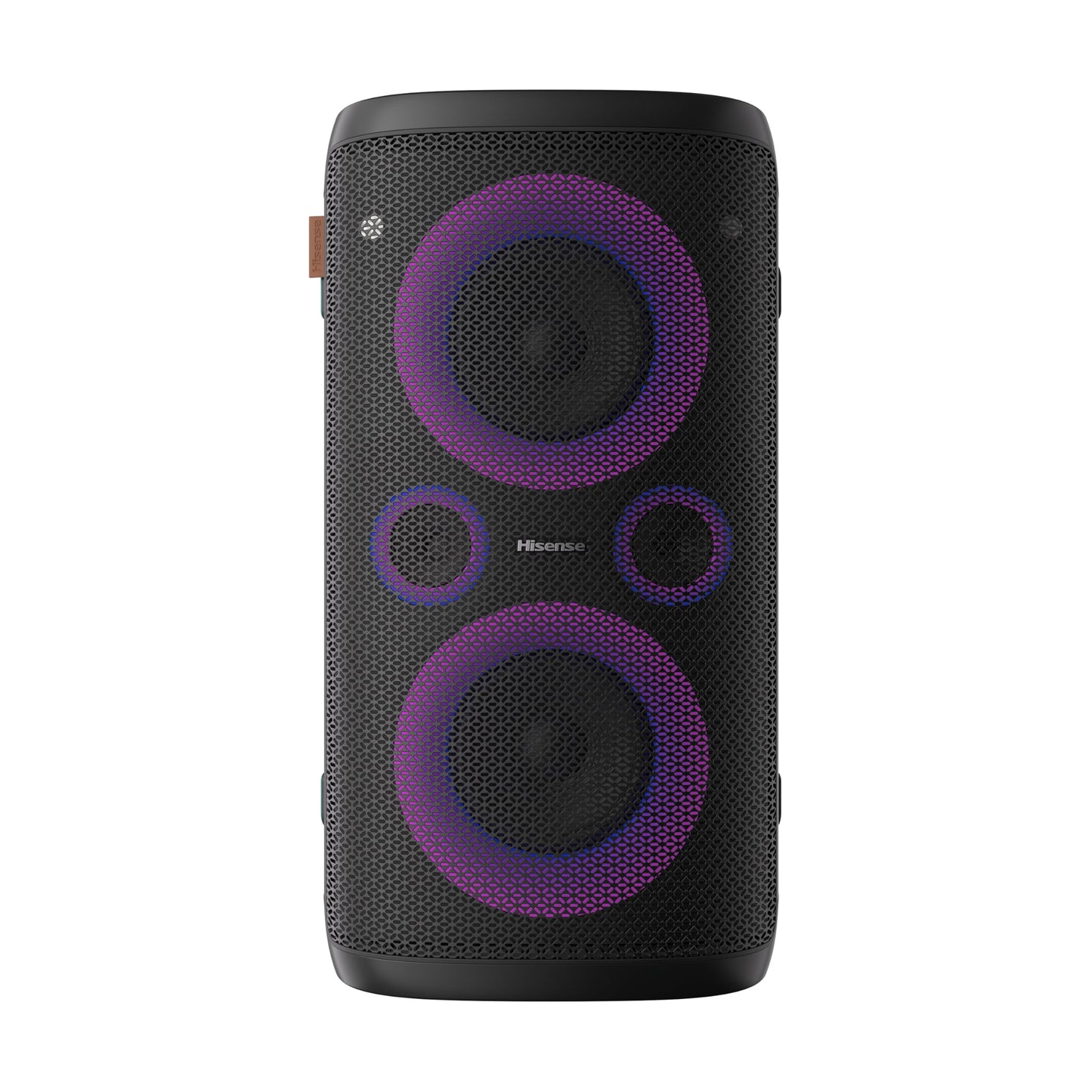 Hisense Party Rocker One,Ultimate - Altavoz inalámbrico para Fiesta Exterior e Interior con subwoofer, 2.0 CH, 300 W, IPX4 Impermeable, batería de Larga duración, Bluetooth5.0, Modo DJ y Karaoke