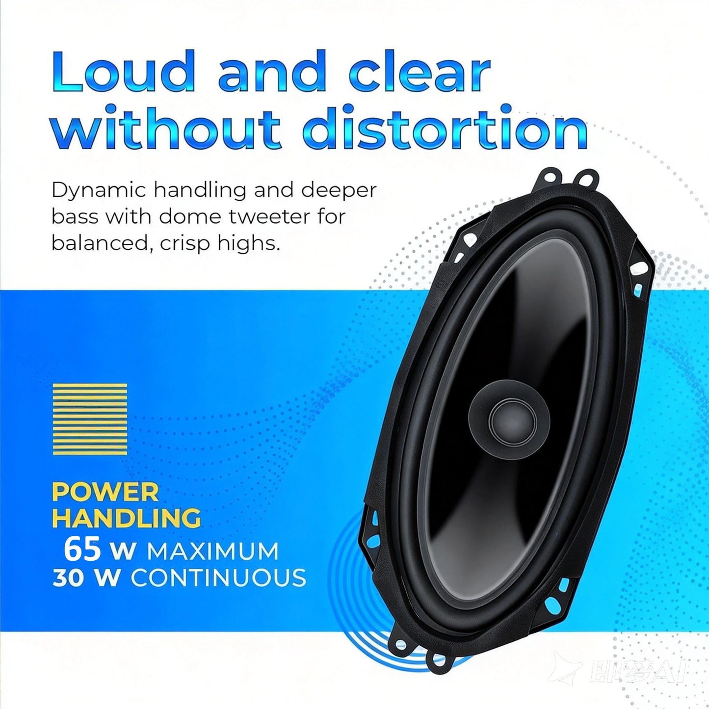 SONDPEX CS17410: Altavoz de Doble Cono de 4" x 10"