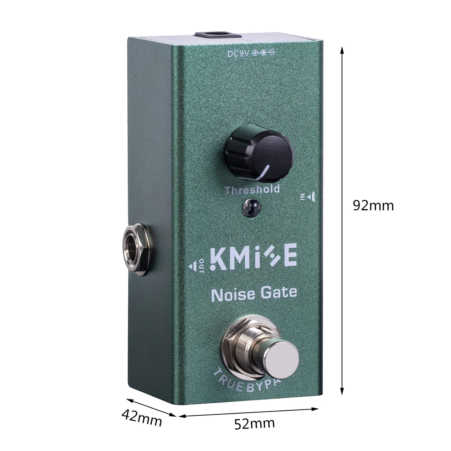 lotmusic Pedal de efectos de guitarra eléctrica Mini tipo único DC 9V True Bypass (Noise Gate)