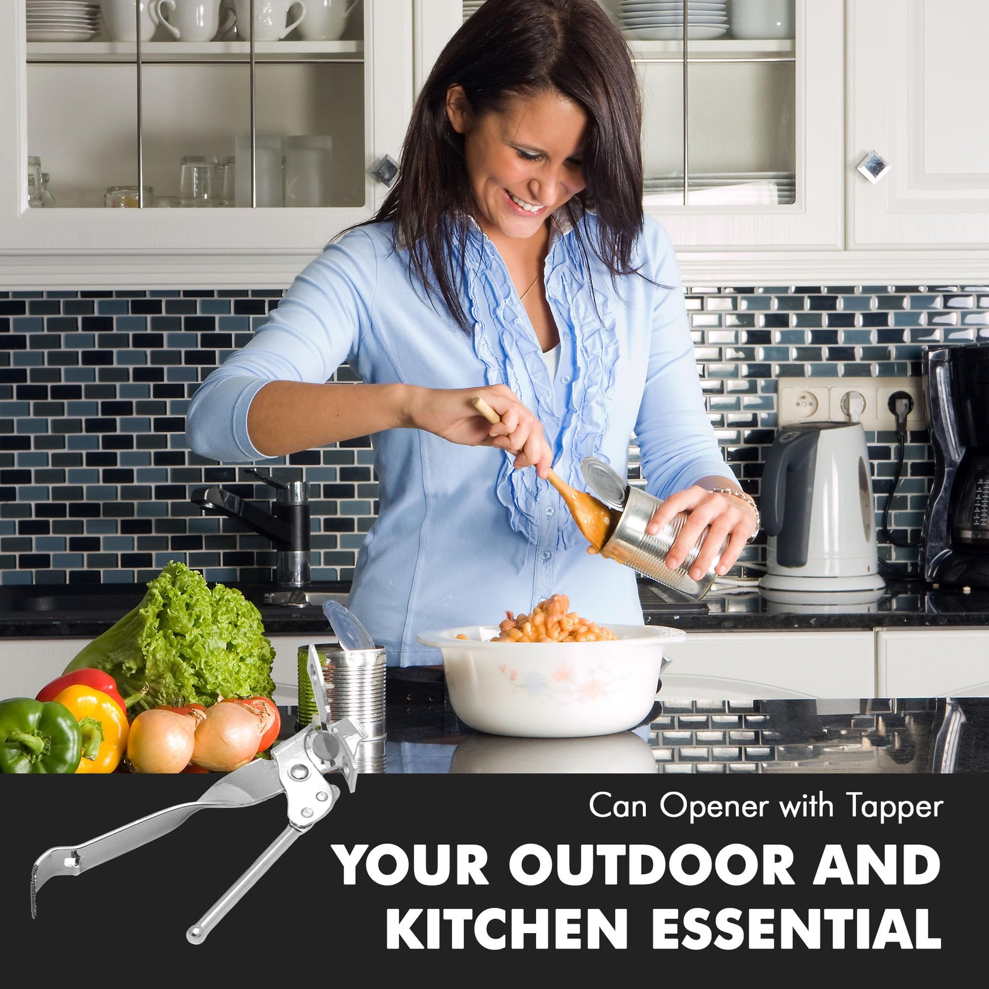 Chef Craft Can Opener with Tapper