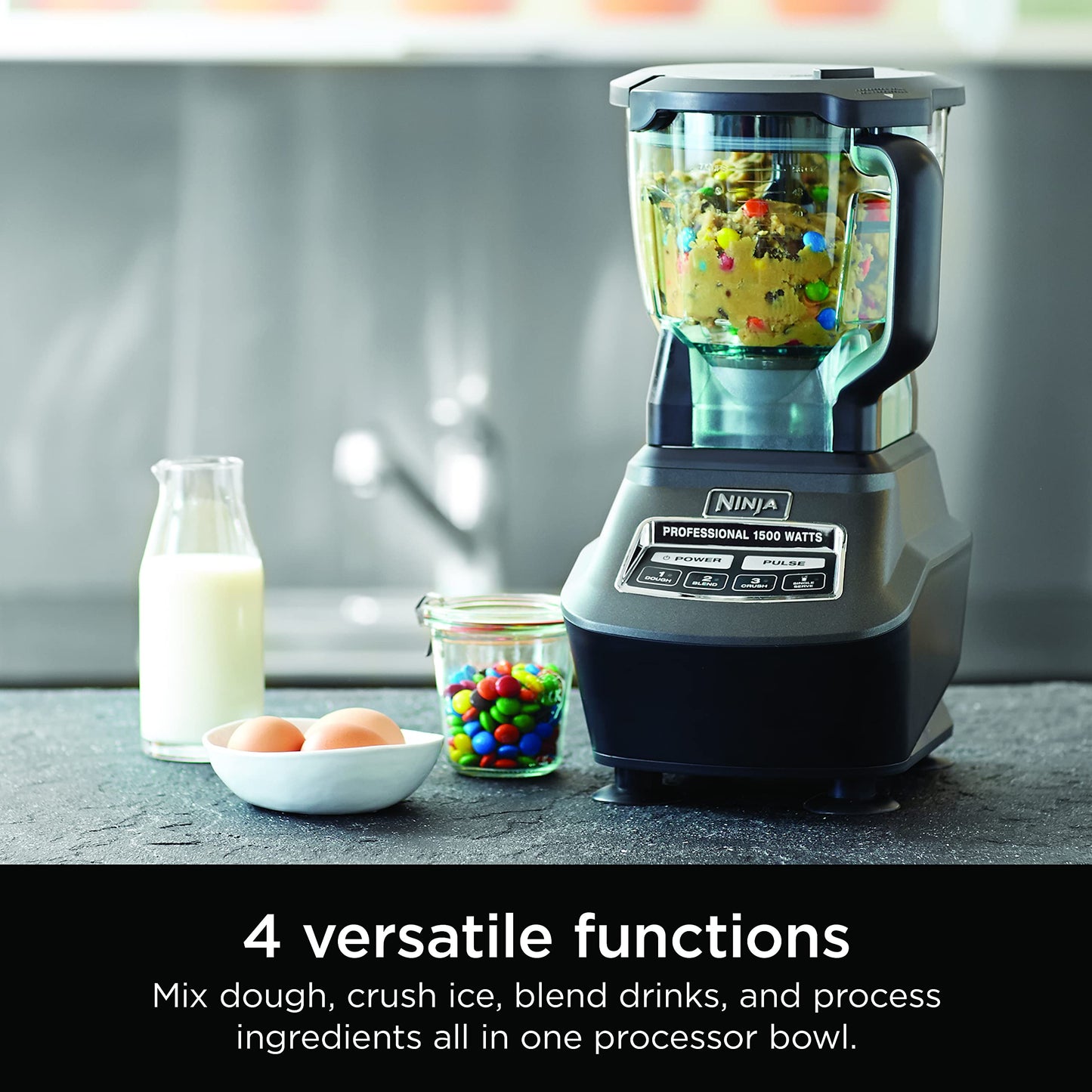 Sistema de Cocina 3 en 1 Ninja Licuadora XL y Personal más Procesador