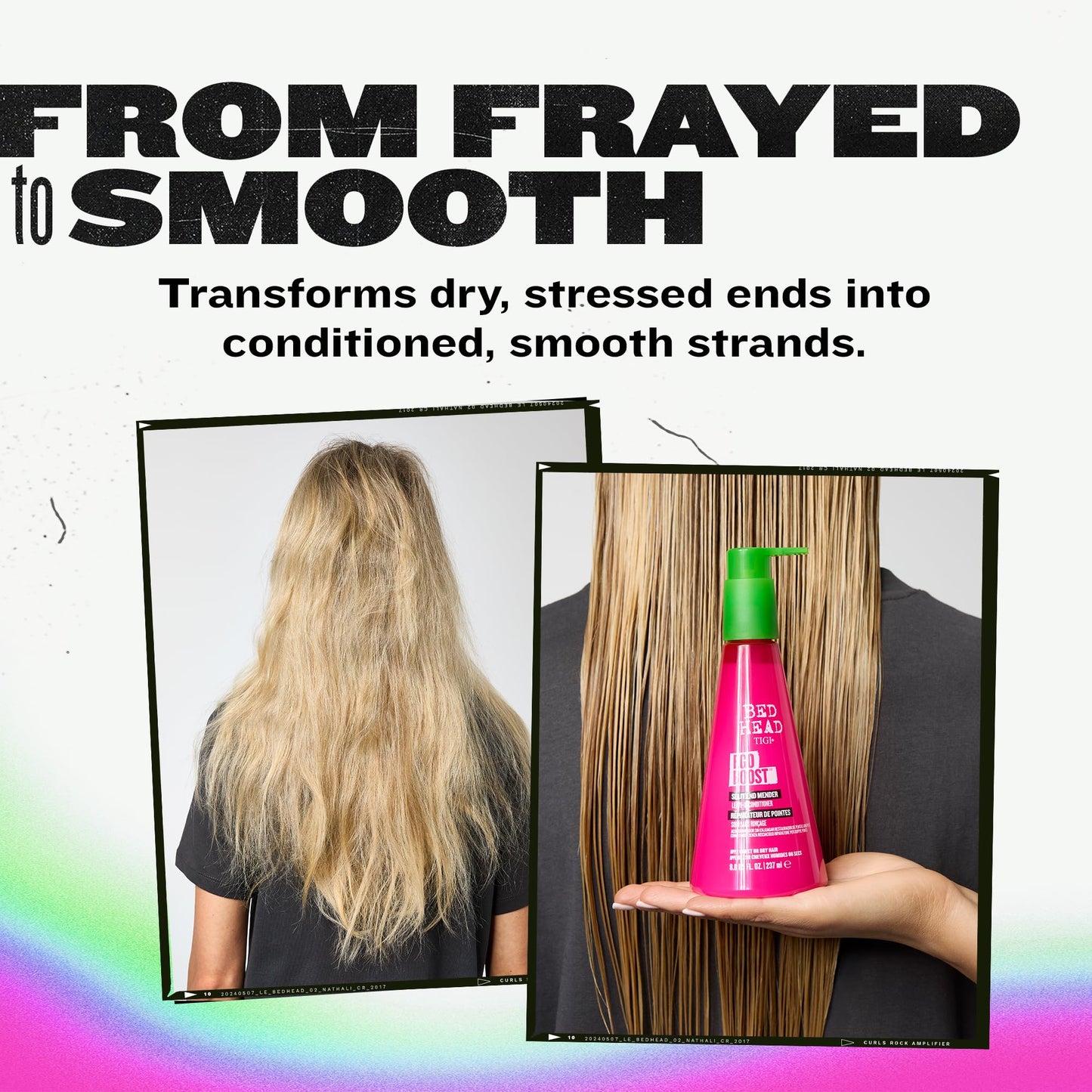 TIGI Bed Head Ego Boost Split End Mender Leave in Conditioner, 8.0 Ounce