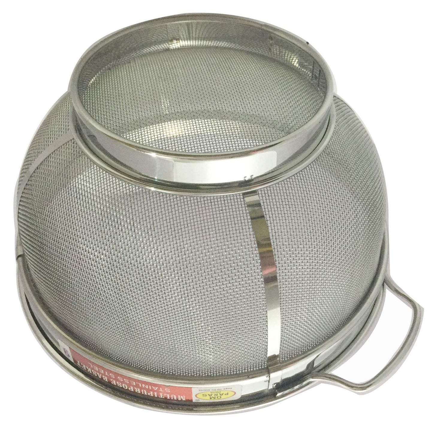 GD Colador Multiusos de Acero Inoxidable, Bowl de 9 Pulgadas de Longitud y Ancho, 4.5 Pulgadas de Altura