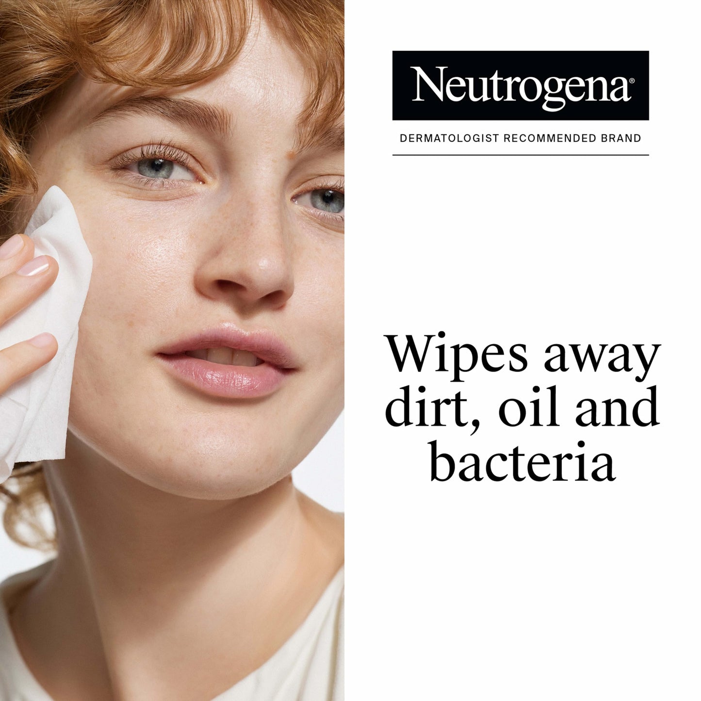 Neutrogena Twin Pack sin Aceite Limpiador Wipes, Pink Grapefruit