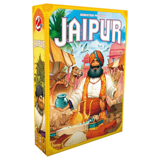 Juego de mesa Jaipur (nueva edición) - Duelo de comerciantes de ritmo rápido Juego estratégico de comercio y mercado para niños y adultos, a partir de 10 años, 2 jugadores, tiempo de juego de 30