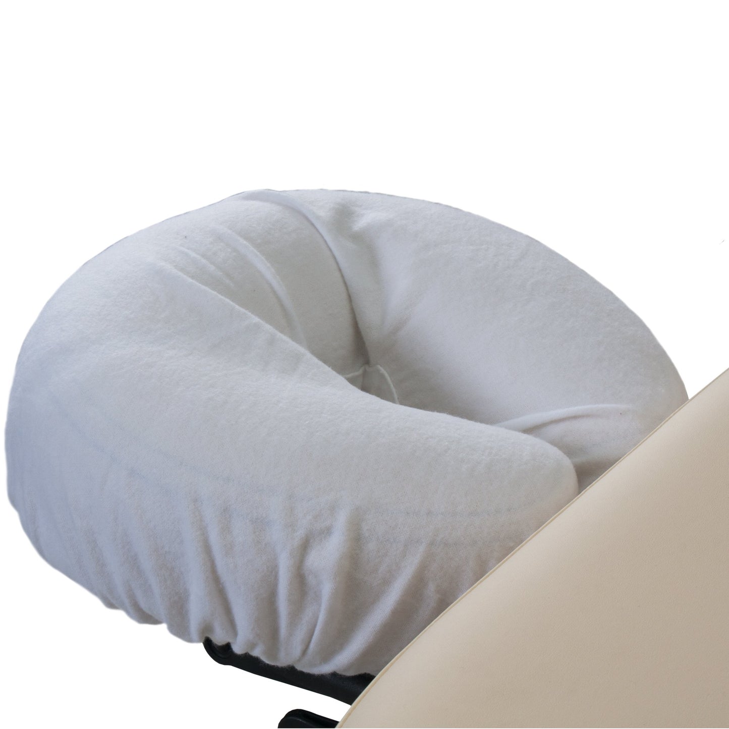 Fundas para Almohada EarthLite Blanco Franela 100% Algodón Natural para Mesa de Masaje (Juego de 2)