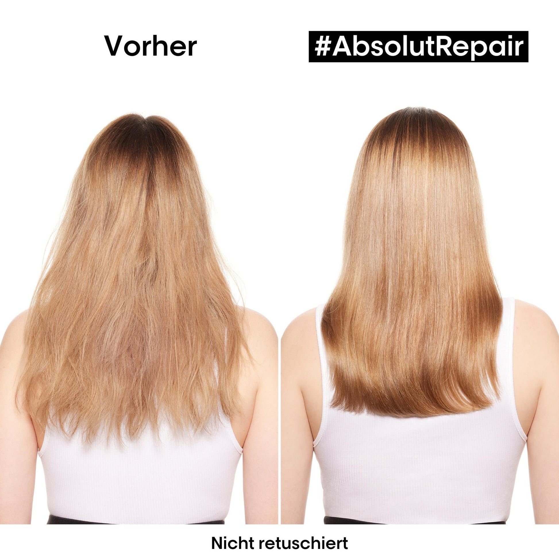 L'Oreal Professionnel Absolut Repair Shampoo | Repara el daño y proporciona brillo | Con quinoa y proteínas | Tratamiento con tecnología de proteínas | Para cabello seco y dañado | 500ml