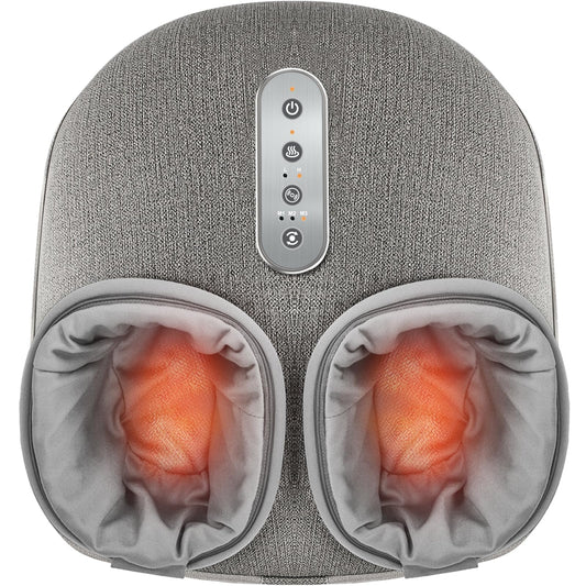 Máquina Masajeadora de Pies con Calor, Masaje Profundo, Alivio para Músculos Cansados y Plantares, Ajustes de Varios Niveles e Intensidad Ajustable para Uso Doméstico u Oficina