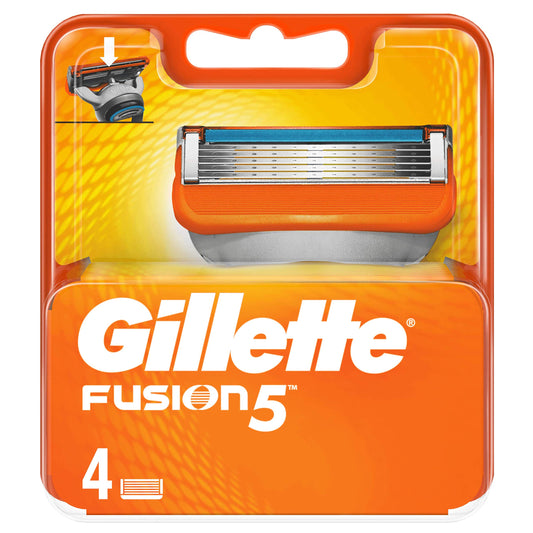 Gillette Fusion 5 Cuchillas de repuesto para hombre, 4 piezas
