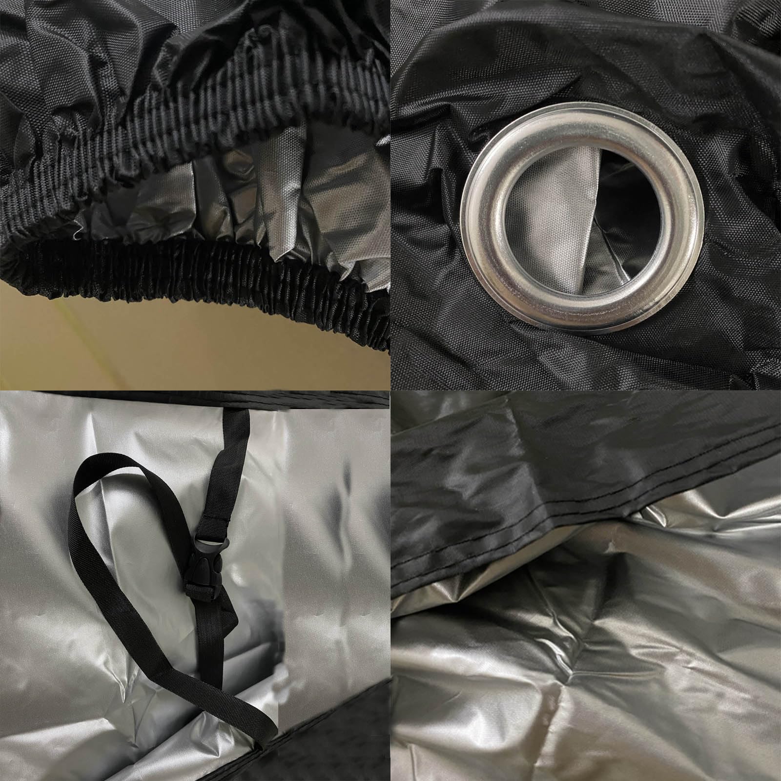 Cubierta de triciclo para adultos, 24 fundas de bicicleta de 26 pulgadas, 3 ruedas, impermeable, 210D, Oxford, resistente al viento, fundas de bicicleta a prueba de polvo
