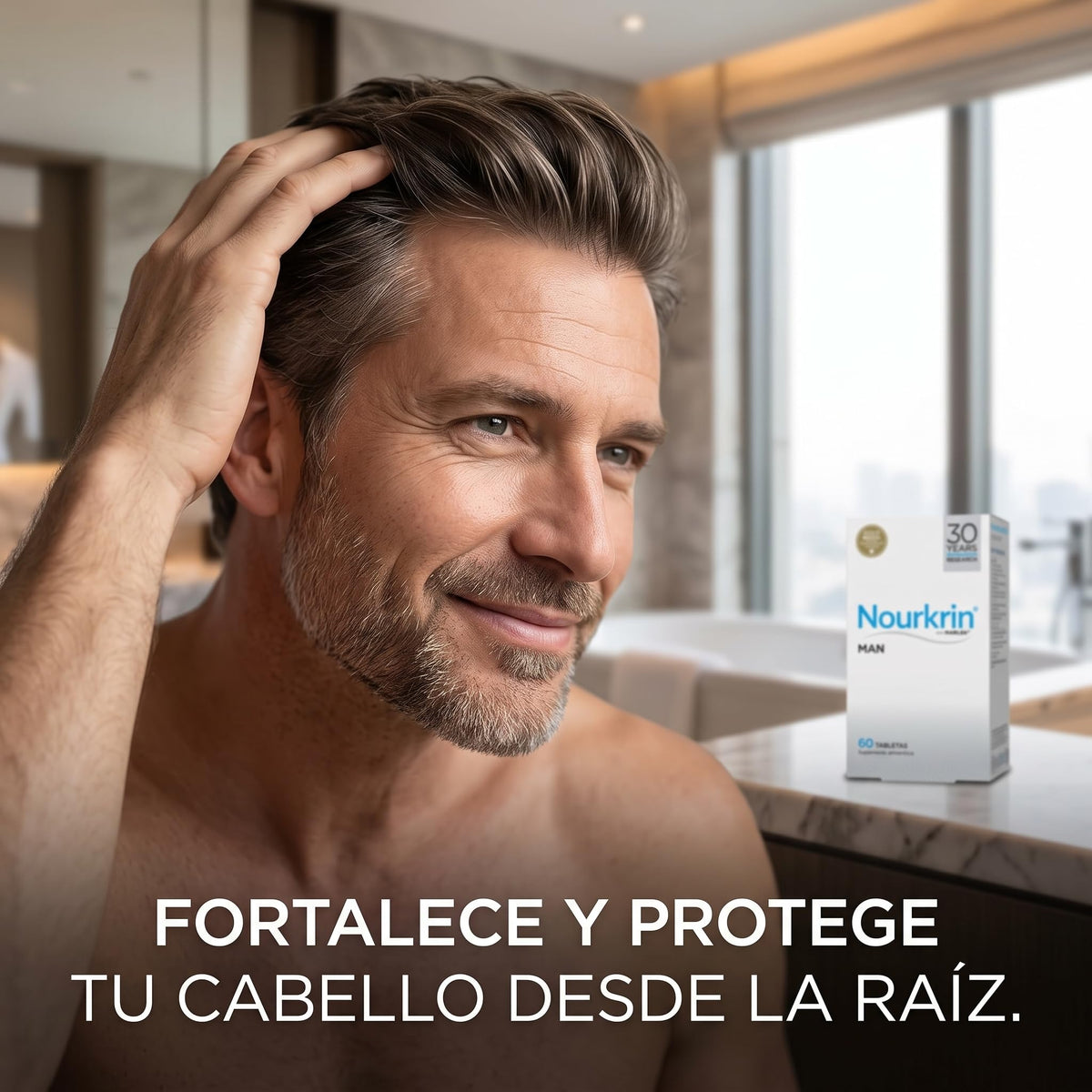 Tratamiento Capilar Pharma Medico Nourkrin Hombre 60 Tabs Paquete Doble