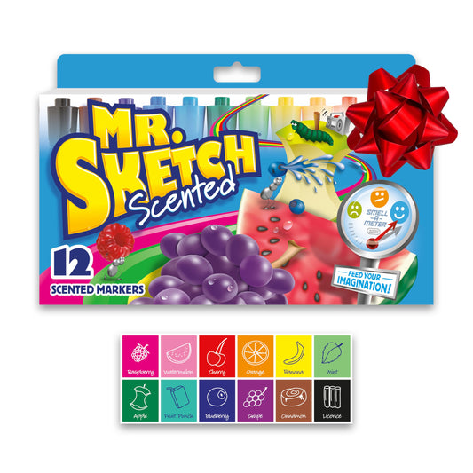 Mr.Sketch Scented Marker Set 12/Pkg-Chisel