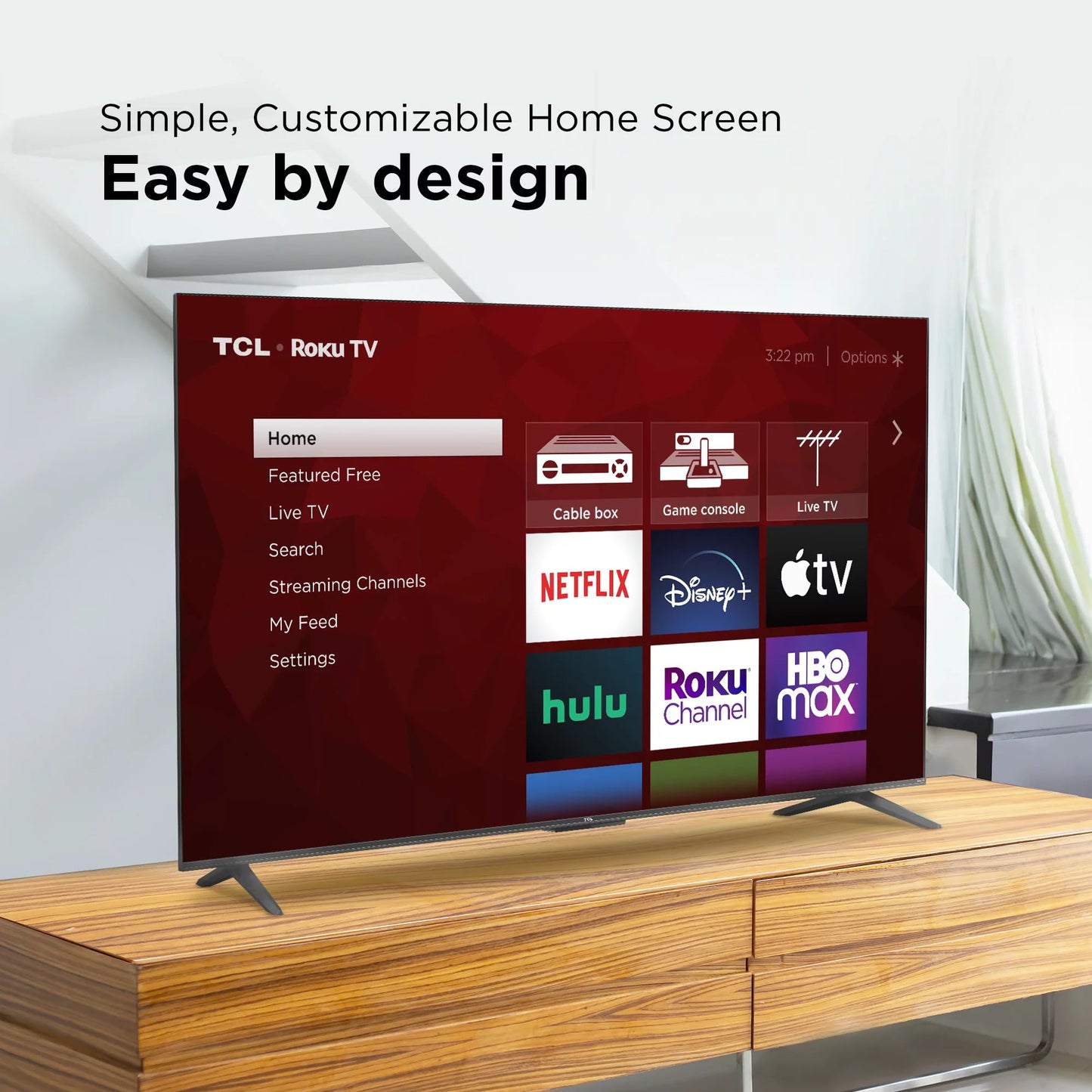 Televisor TCL LED 43 Pulgadas 4K UHD HDR Smart TV HDMI Modo de Juego Reacondicionado