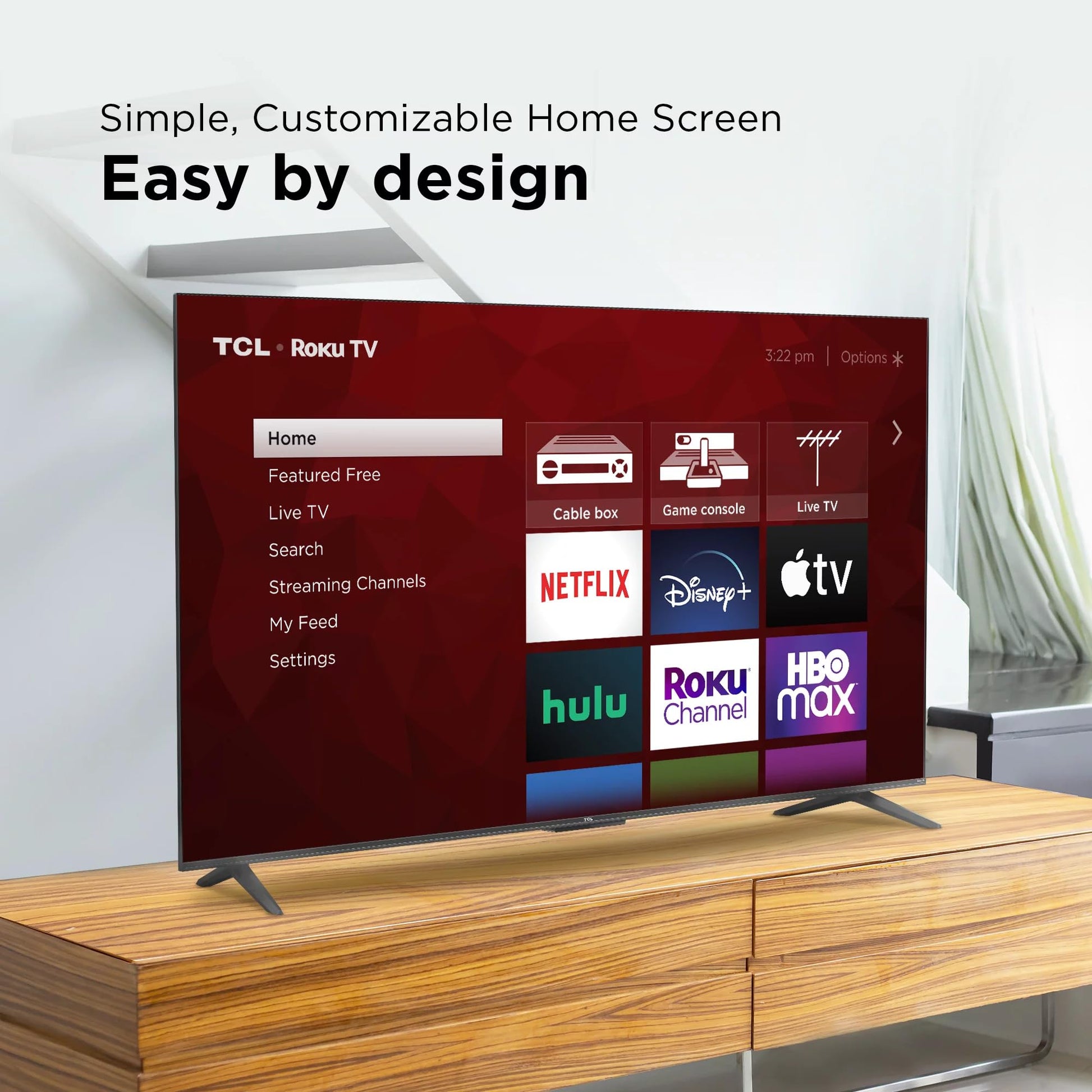 Televisor TCL LED 43 Pulgadas 4K UHD HDR Smart TV HDMI Modo de Juego Reacondicionado