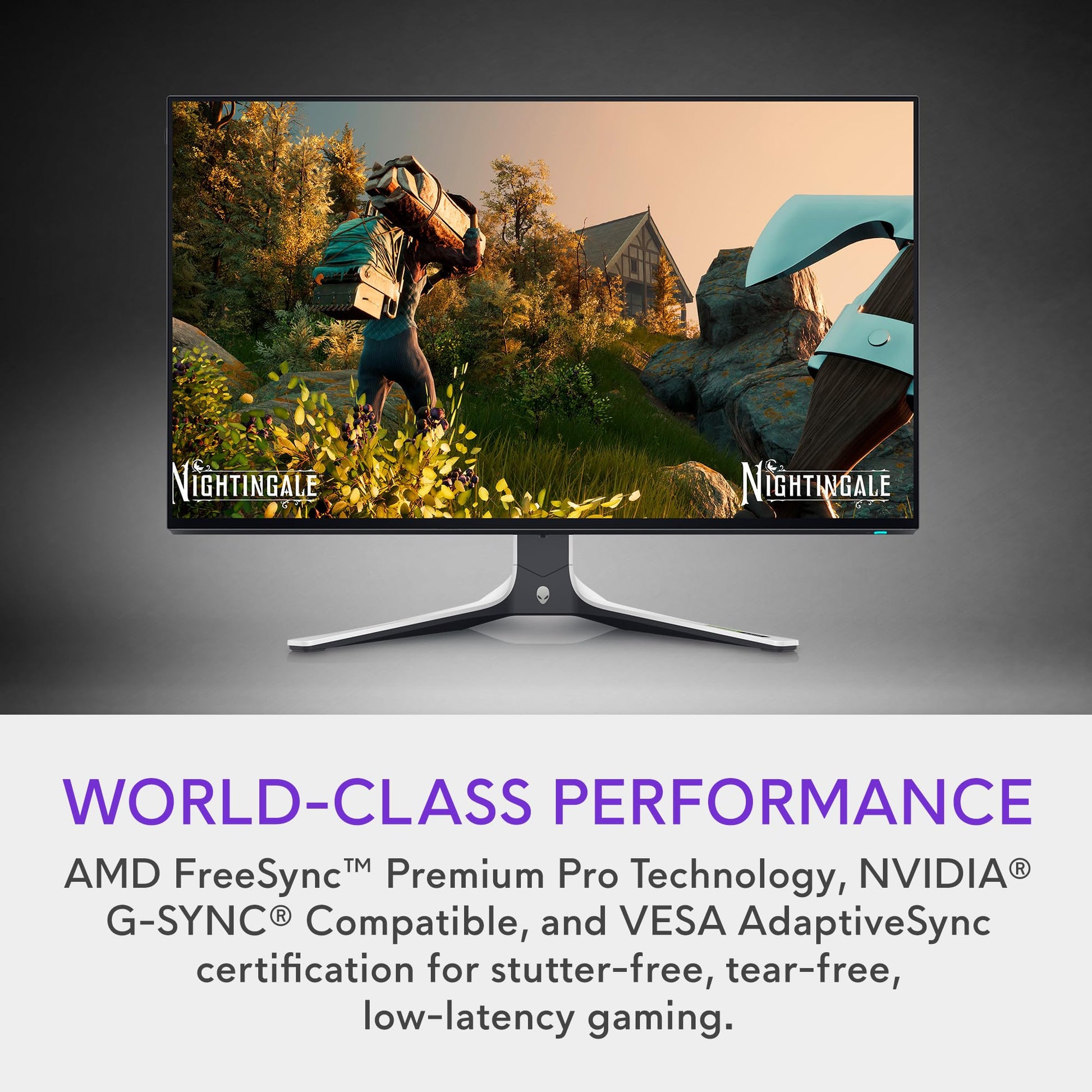 Alienware Monitor Gaming 27" AW2723DF QHD HDMI CP USB 280Hz Nvidia GSync FreeSync Premium Pro