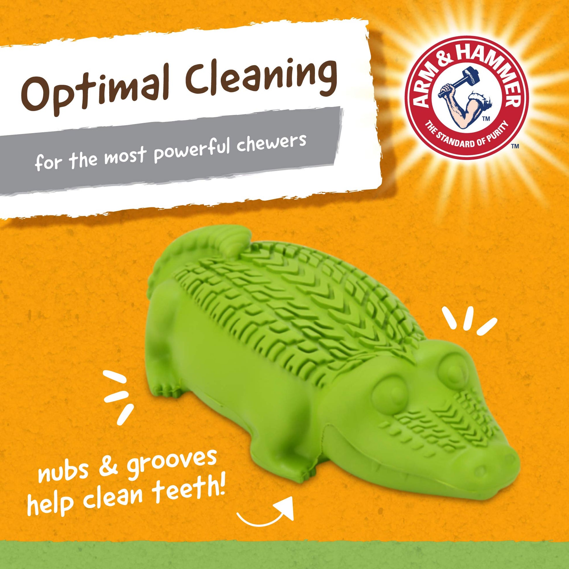 Arm & Hammer, Juguete para Perro Mini Cocodrilo de 5.2"