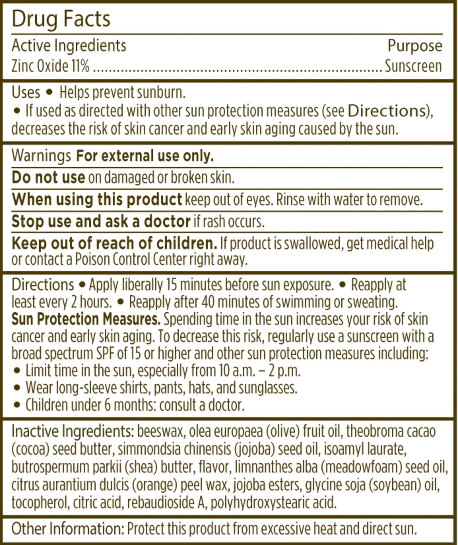 Burt's Bees 100% Natural All-Weather SPF15 Moisturizing Lip Balm, 2 Count