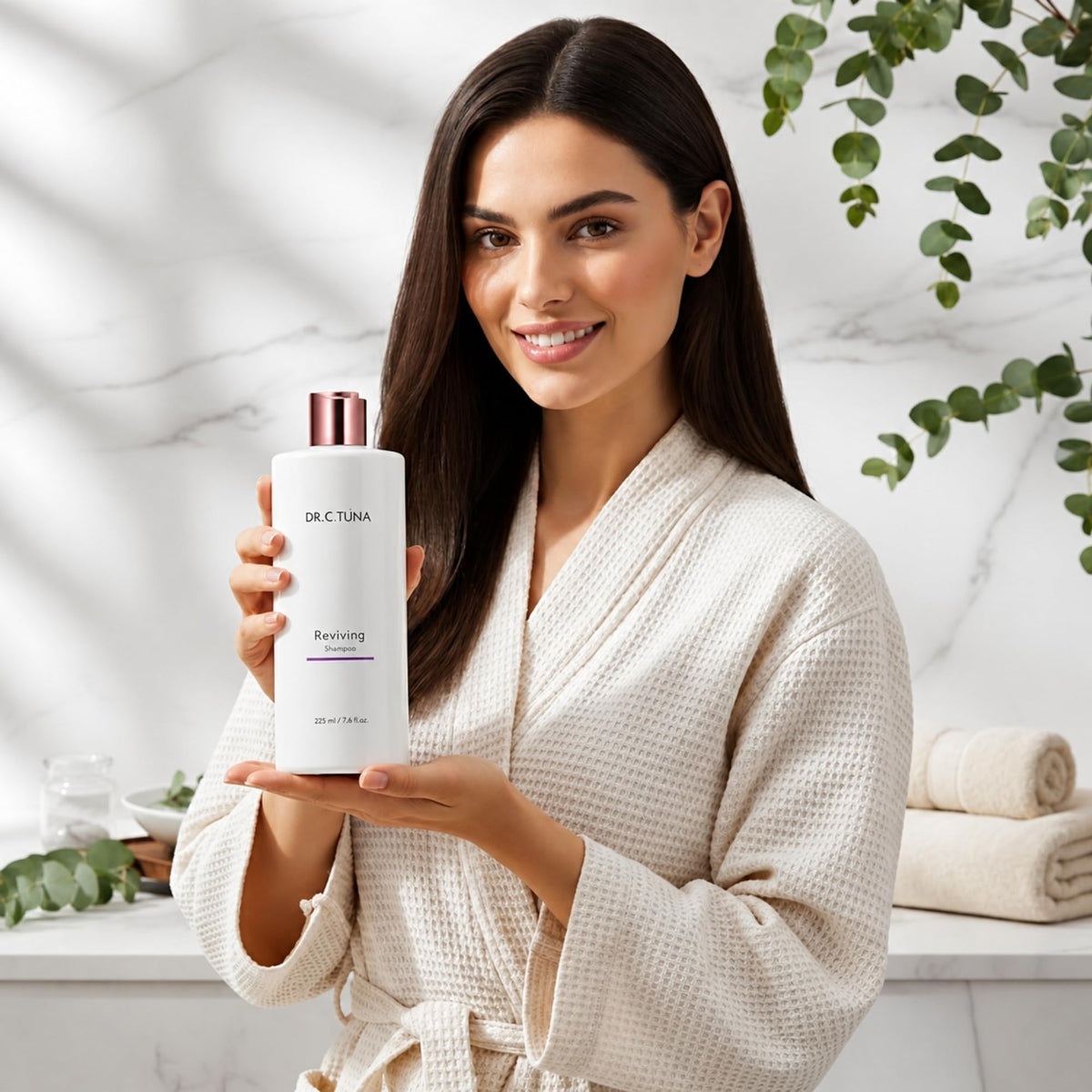 Farmasi Dr C Tuna, Advanced Hair Growth Reviving Hair Shampoo 7.6 fl oz Shampoo Reviving Champú DR. C. TUNA 225ML