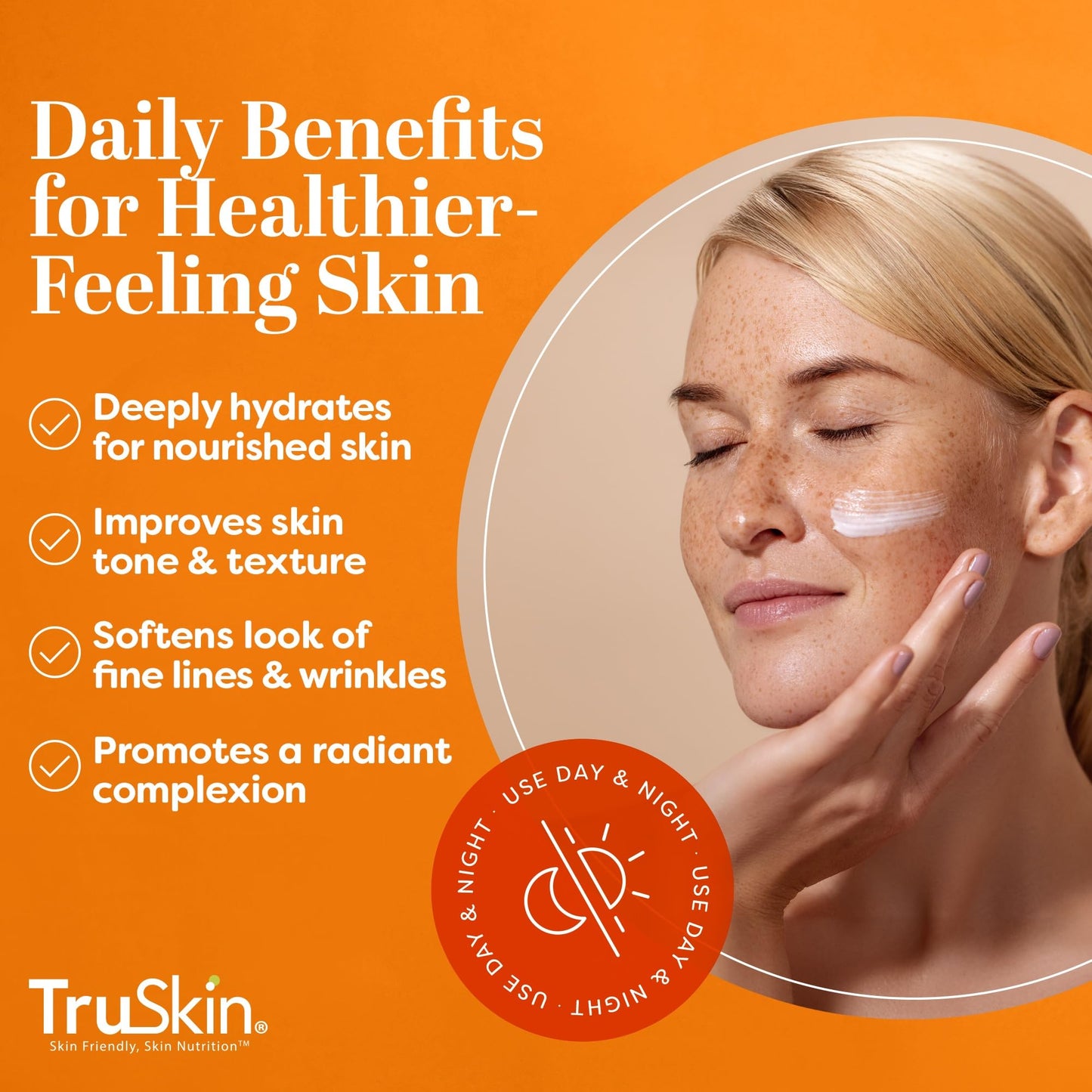 BEST Vitamin C Moisturizer Cream for Face - [BIG 4-OZ] - For Wrinkles, Age Spots, Skin Tone, Firming, and Dark Circles. 4oz