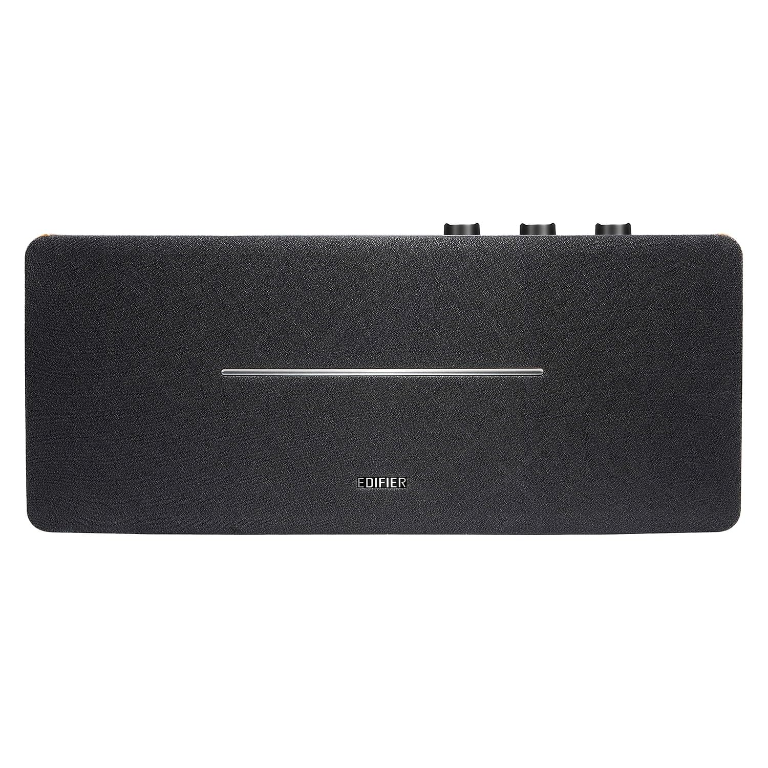 Edifier Altavoz de estantería D12 - Altavoz Bluetooth estéreo de Escritorio Integrado - Altavoz de computadora inalámbrico para Uso de Escritorio - 70 vatios RMS con Salida de línea de subwoofer