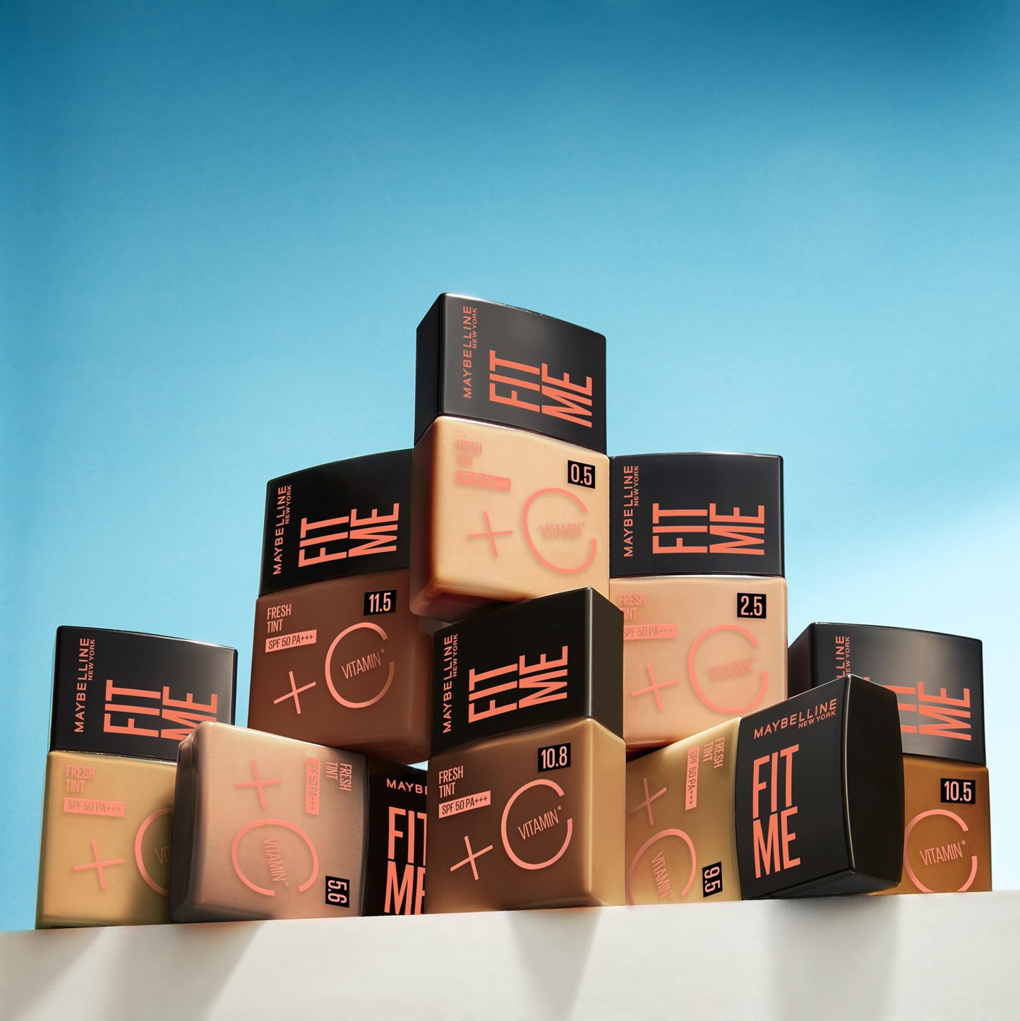 Base de maquillaje Fit Me Fresh Tint, 06 Maybelline NY