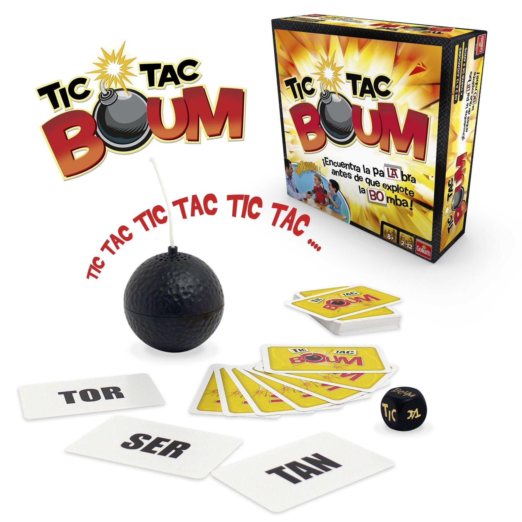 Goliath Games Juego de Mesa Tic TAC Boum