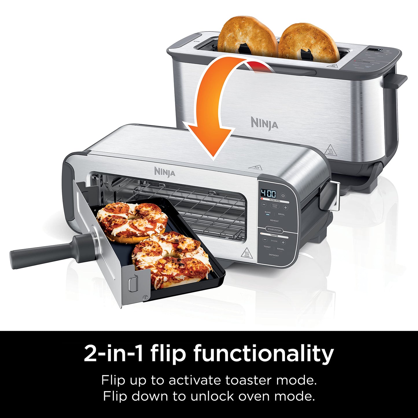 Ninja - Tostador plegable 2 en 1 Foodi | ST101
