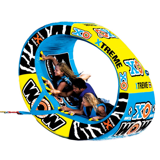 Inflable Remolque Xtreme Wow World of Watersports Ovalada para 1 a 3 Personas