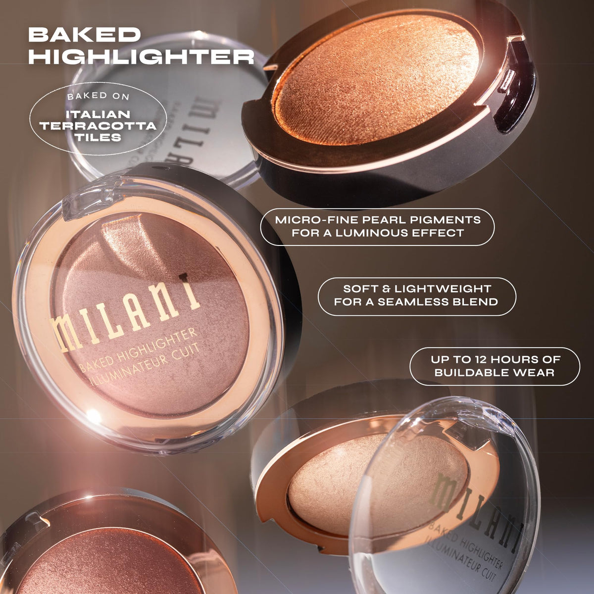 Milani Iluminador En Polvo Baked Highlighter - Bronze Splendore