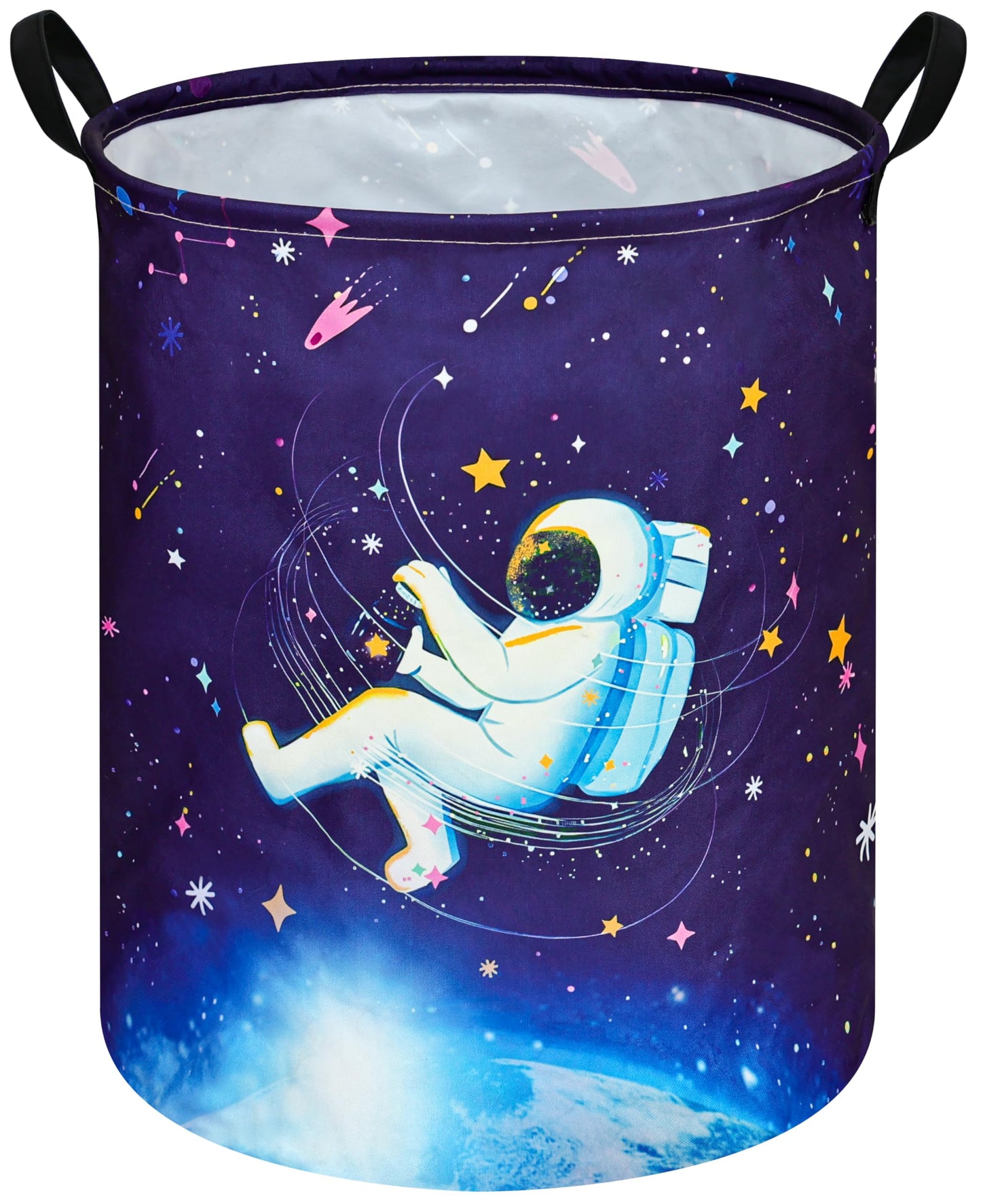 ACMUUNI Cesta de ropa con asas para niños, niñas, sala de juguetes, dormitorio, guardería, hogar, cesta de regalo