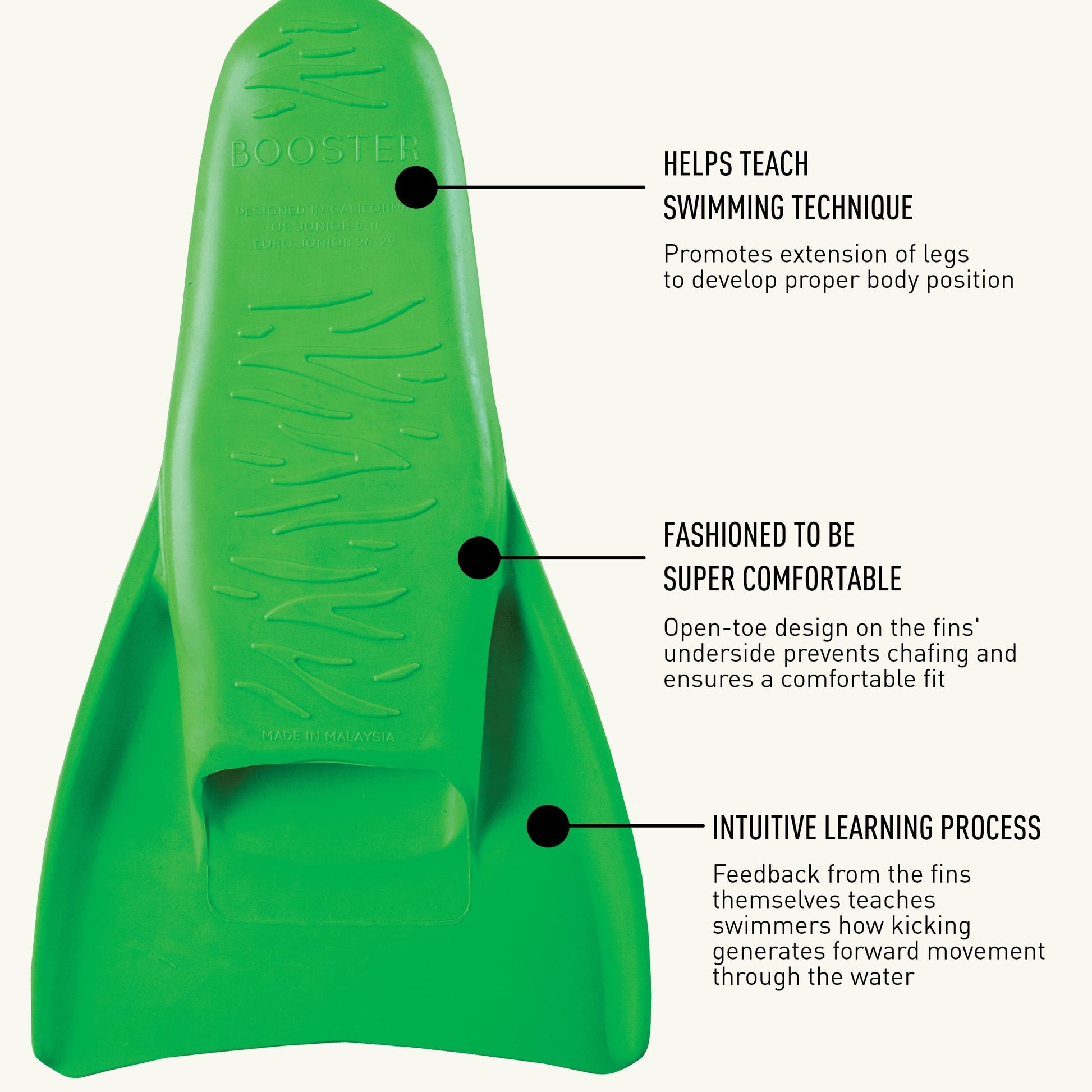 Finis Booster, Verde, Kids 8-11