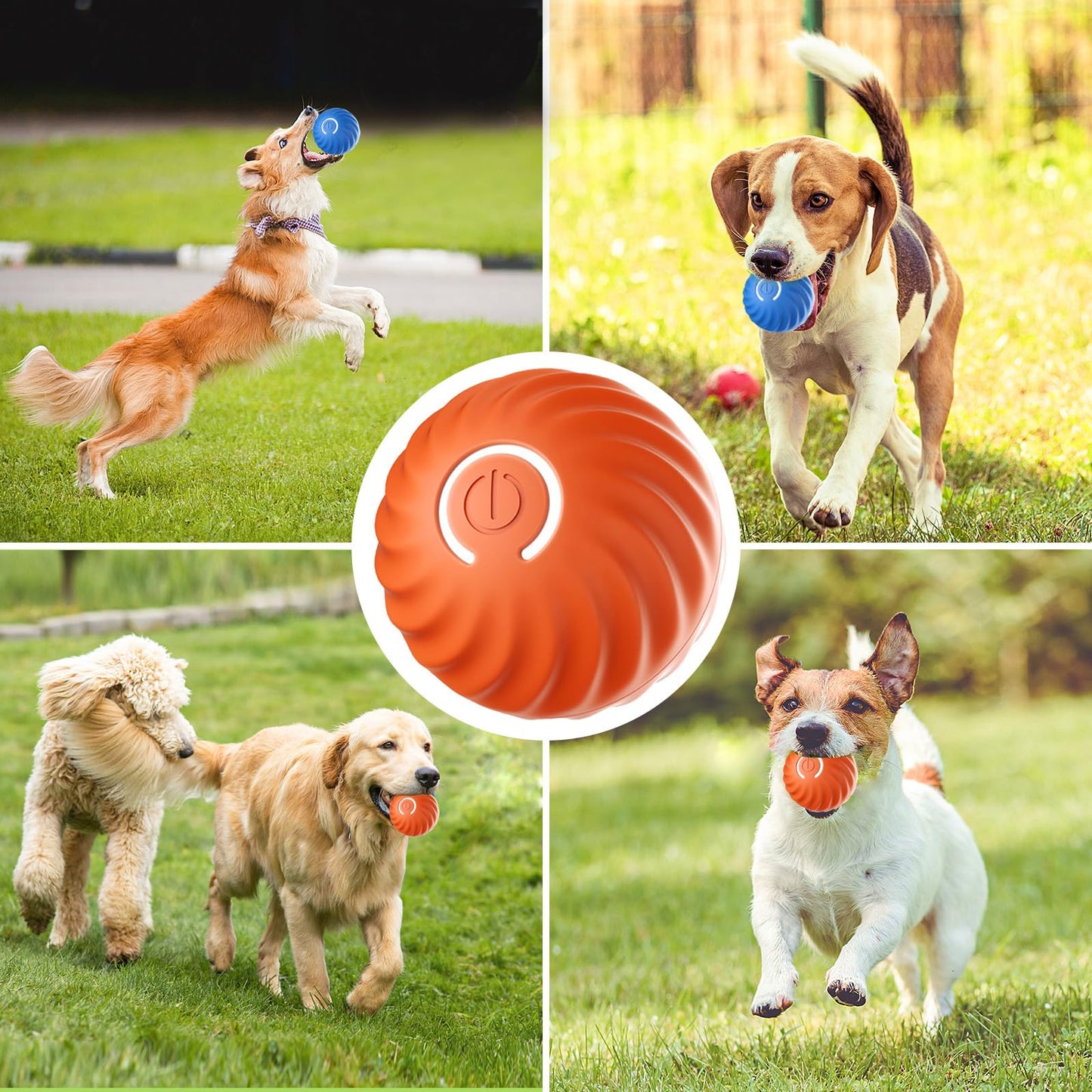 Pelota Interactiva UIOERGF Inteligente para Perros Pequeños y Gatos