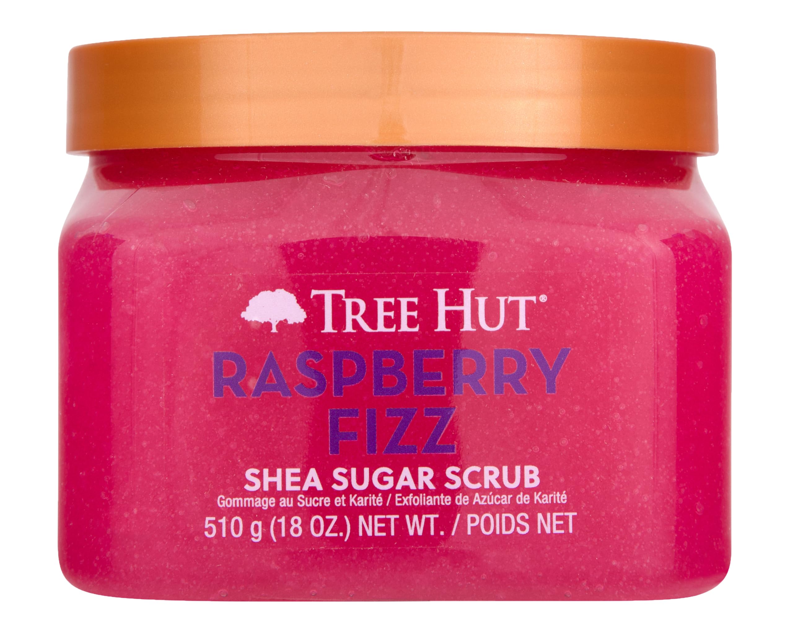 Exfoliante de Azúcar Tree Hut Raspberry Fizz – Cremas y Más