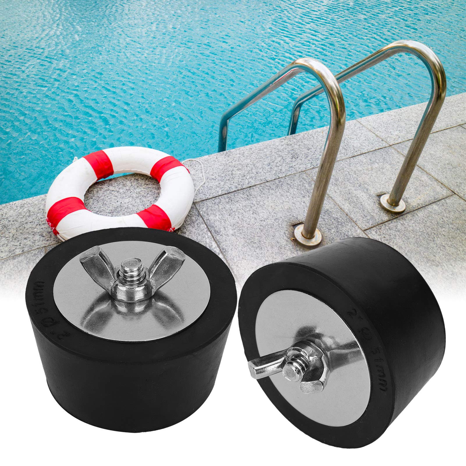 Tapones de Expansión Zerodis Azul 2 Pulgadas para Piscina y Prevención de Fugas