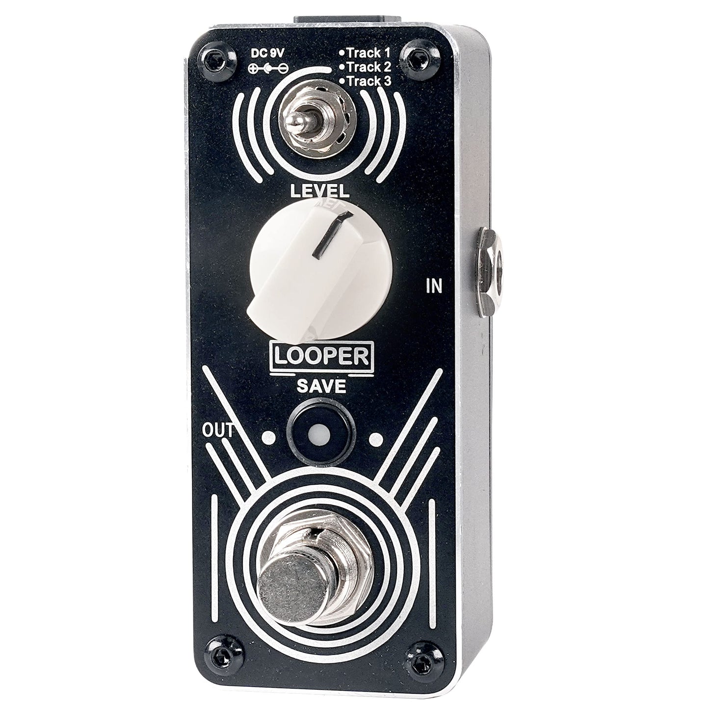 Pedal Looper Triple Sondery 30 Minutos de Bucle por Pista con Overdubs Ilimitados y Carga USB