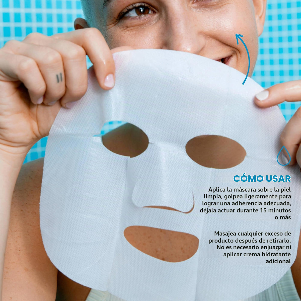 SVR [B3] Mascarilla Facial de Biocelulosa con Vitamina B3 y Ácido Hialurónico | Hidratación Intensa, Efecto Rellenador y Anti-Edad | Piel Sensible | 1 Pieza 12 ml