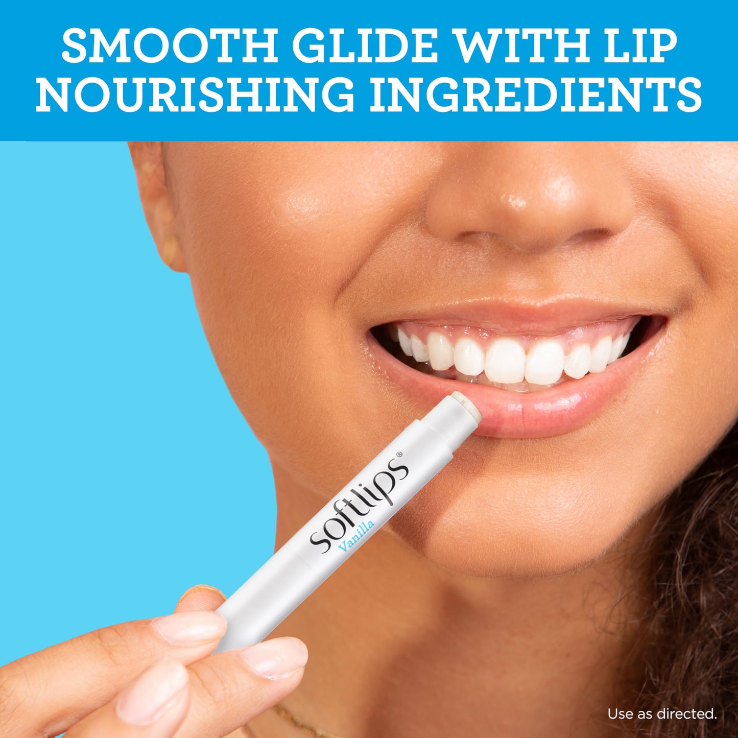 Bálsamo Labial Softlips SPF 20 Vainilla en Tubos de 0.07 oz en Paquete de 6