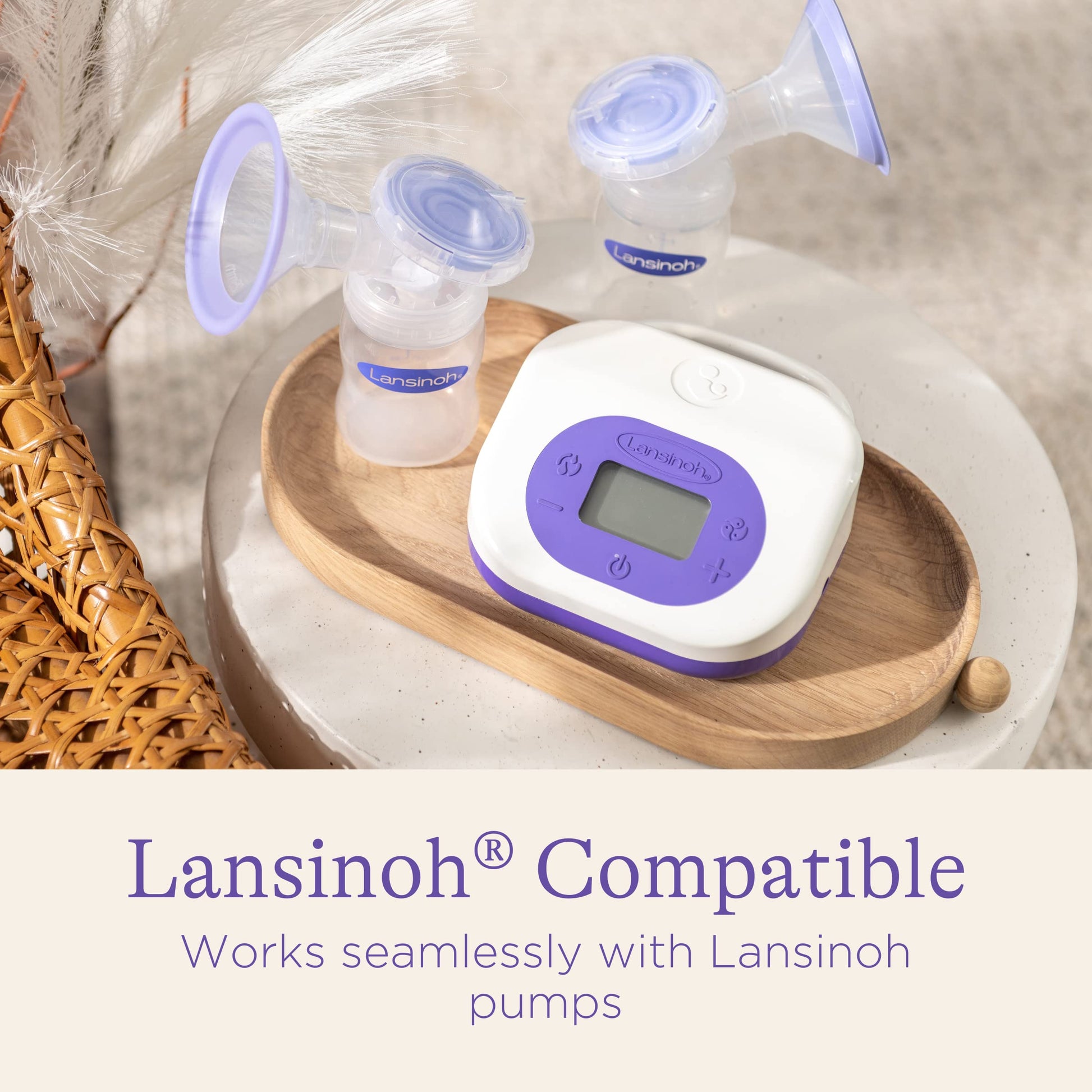 Lansinoh ComfortFit Bridas para extractor de leche, 2 unidades, 36 mm